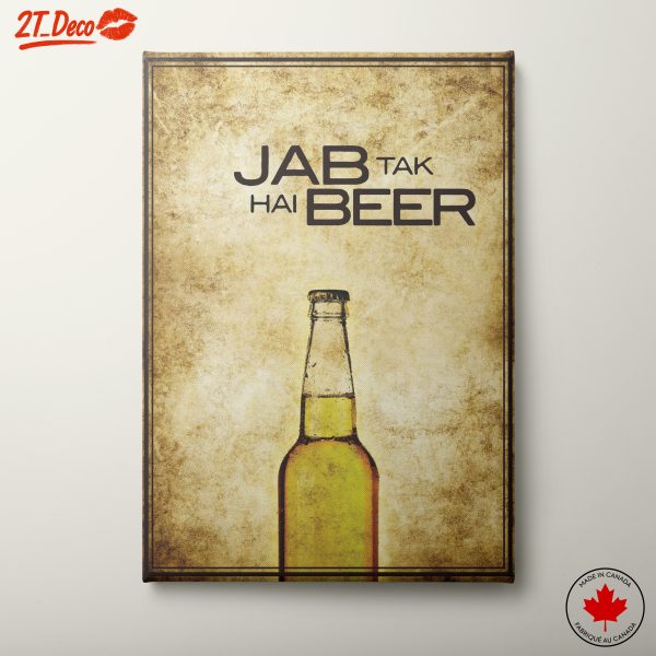 Jab Tak Hai Beer Wall Art