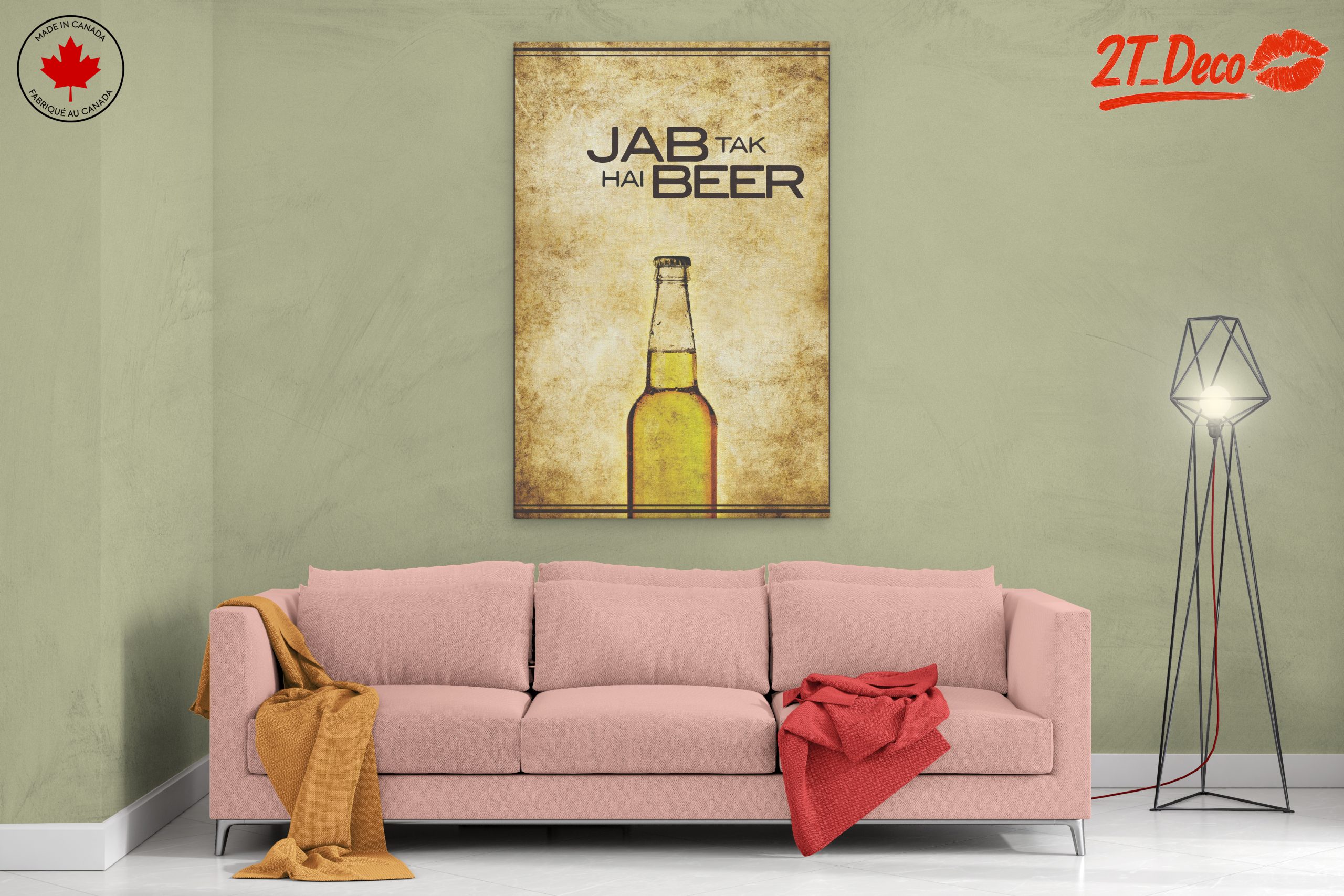 Jab Tak Hai Beer Wall Art - Image 2