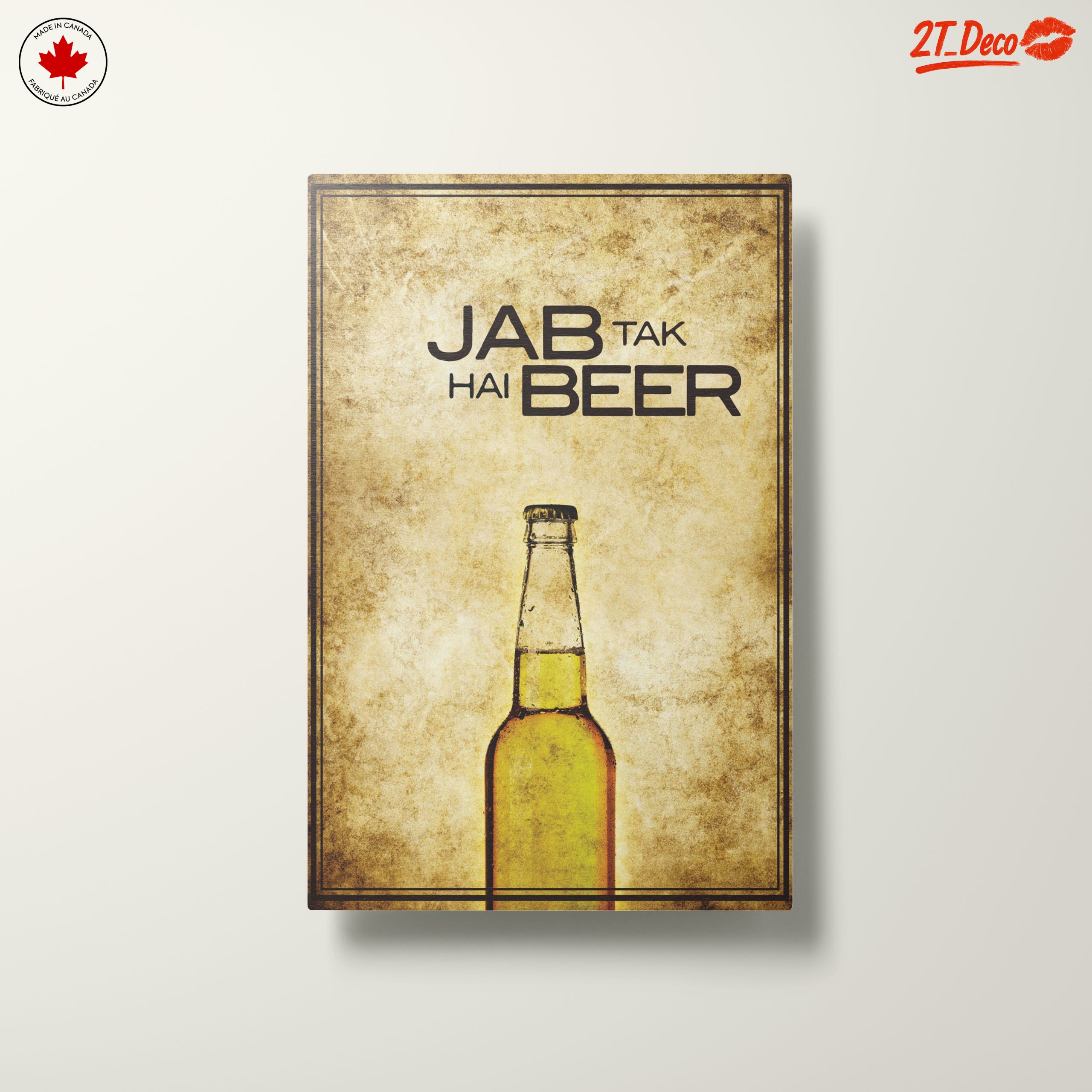 Jab Tak Hai Beer Wall Art - Image 10