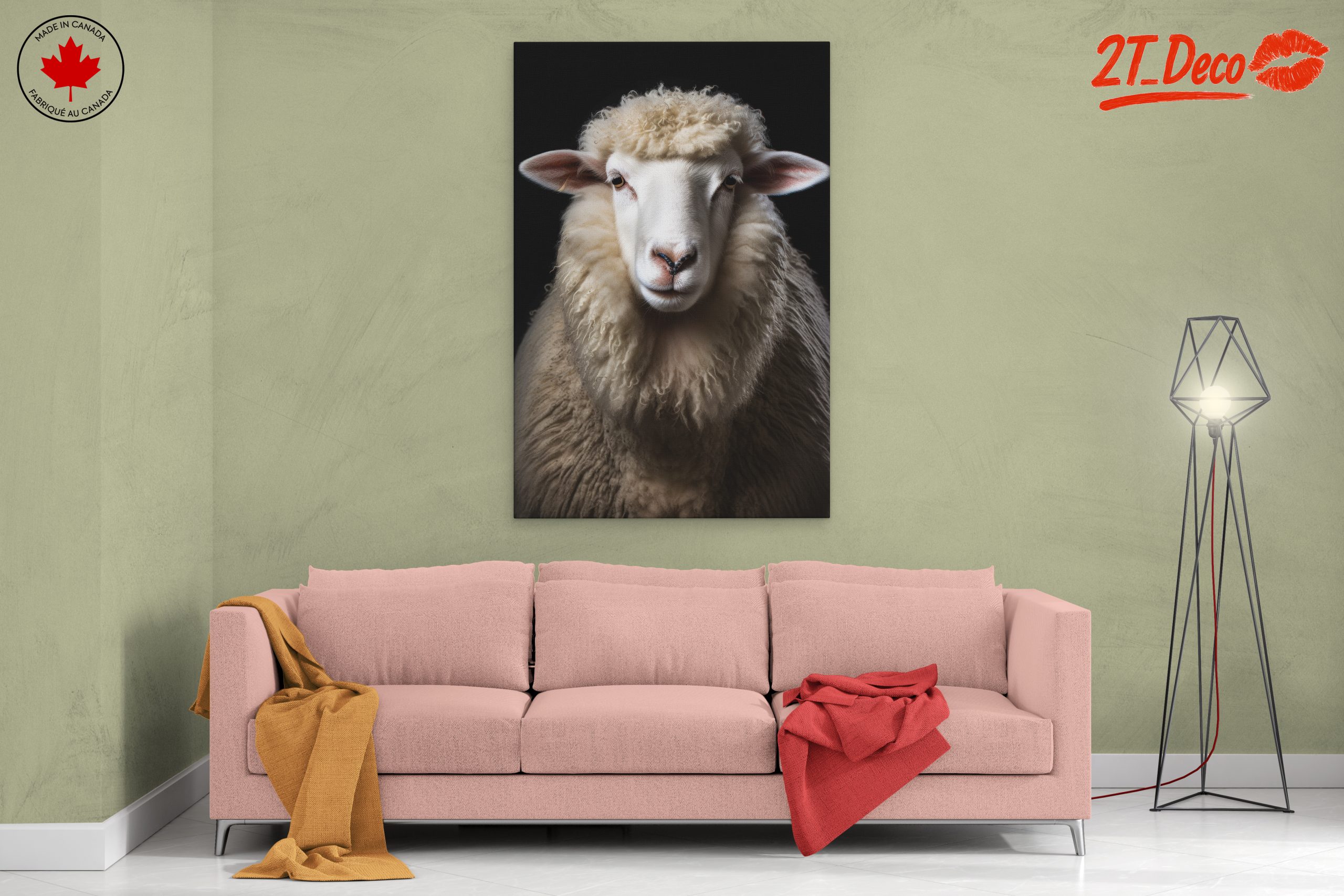 Artistic Portrait of a Sheep - Image 2