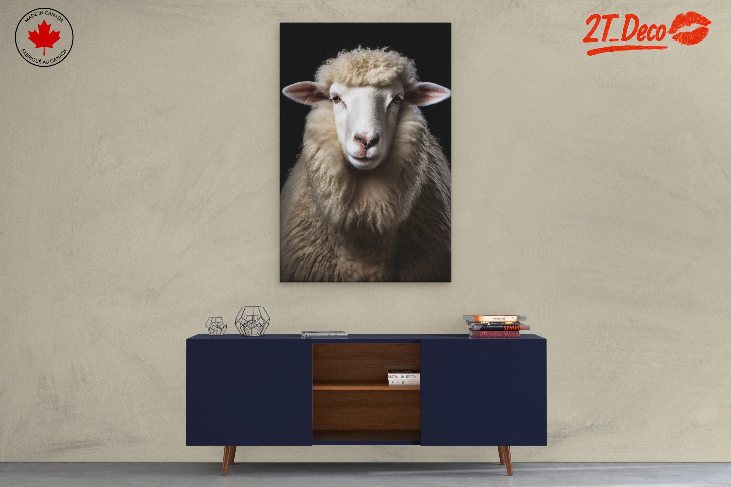 Artistic Portrait of a Sheep - Image 3