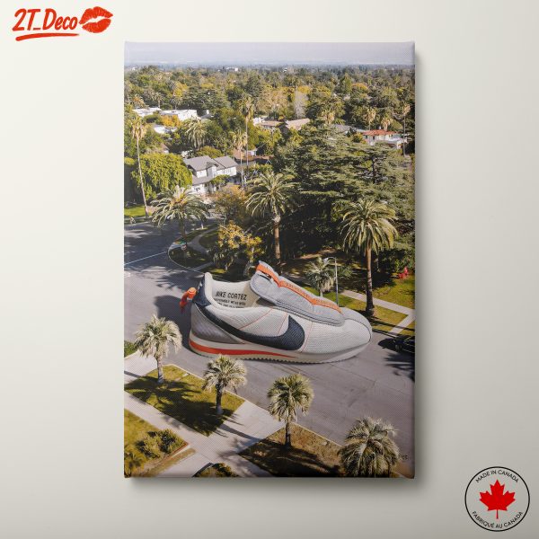 Nike Cortez Sneaker in Urban Landscape