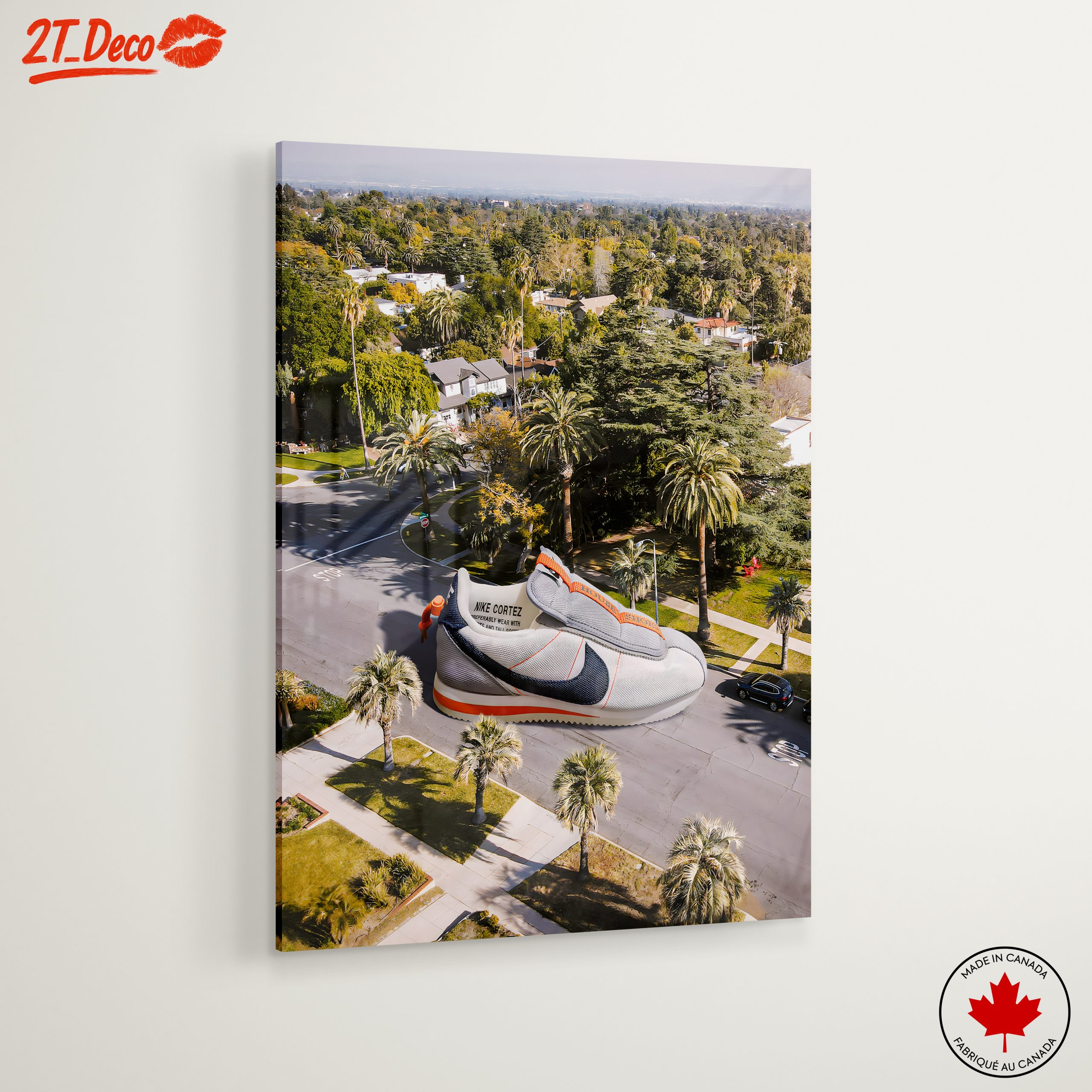 Nike Cortez Sneaker in Urban Landscape - Image 6