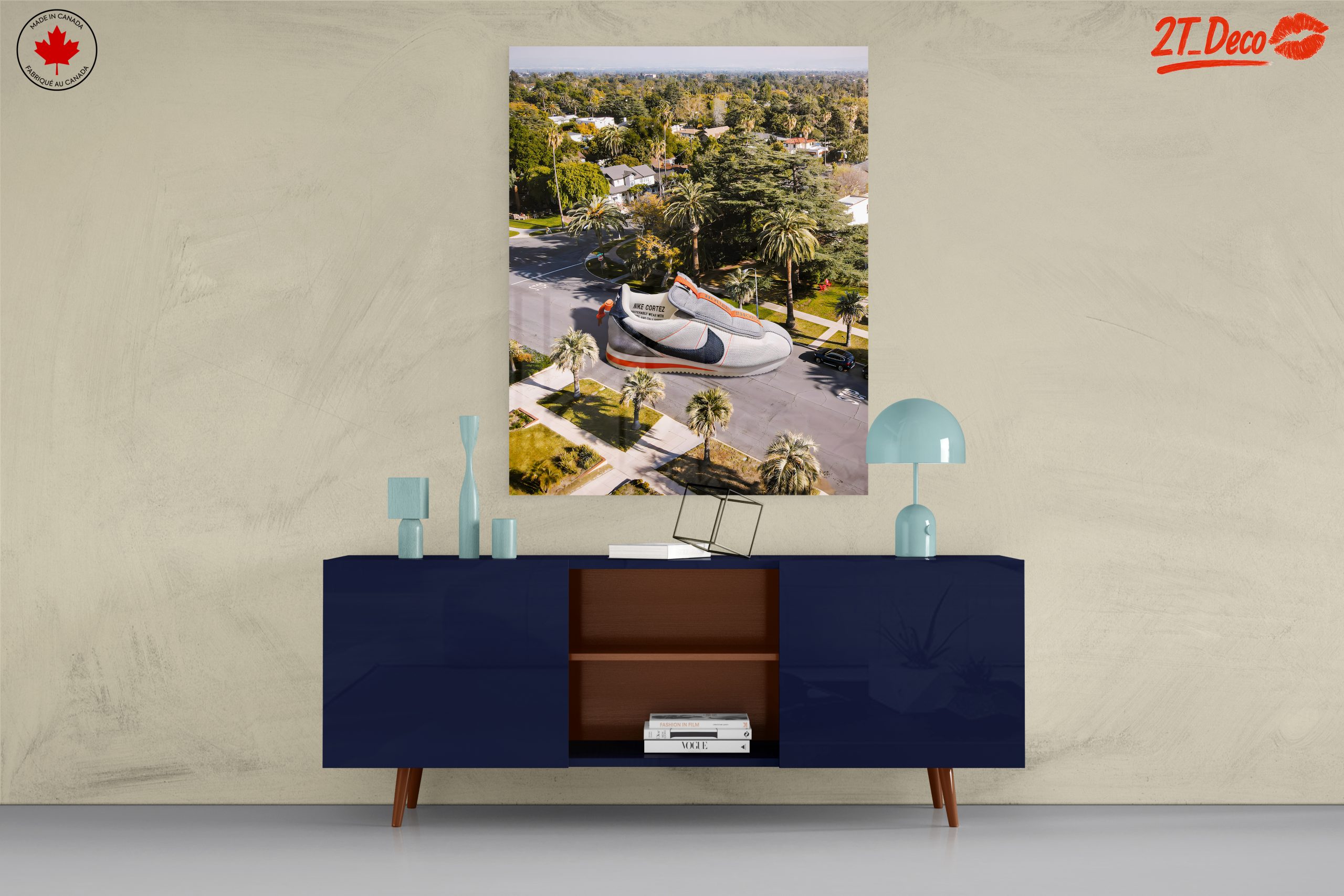 Nike Cortez Sneaker in Urban Landscape - Image 8