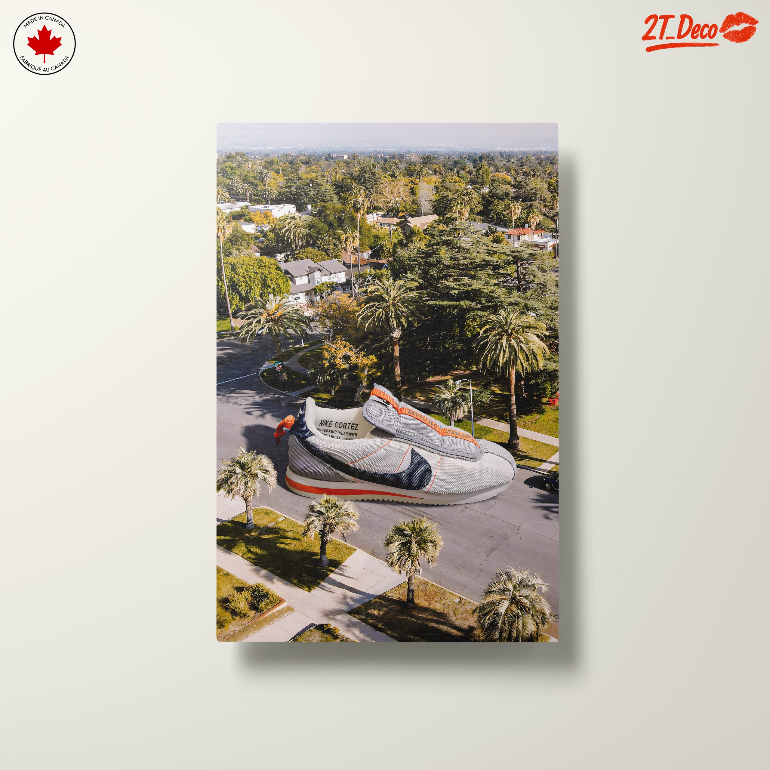 Nike Cortez Sneaker in Urban Landscape - Image 10