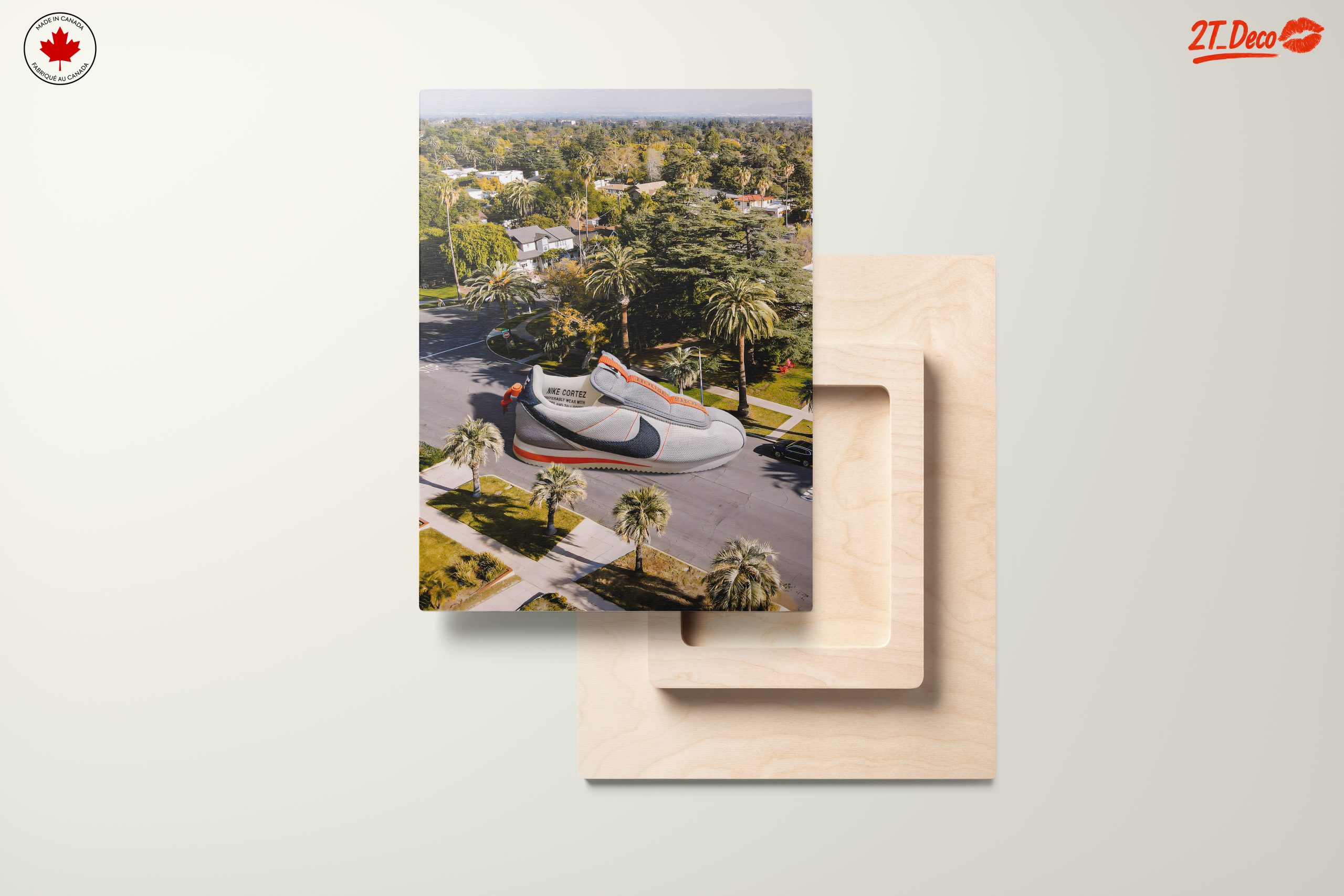 Nike Cortez Sneaker in Urban Landscape - Image 11