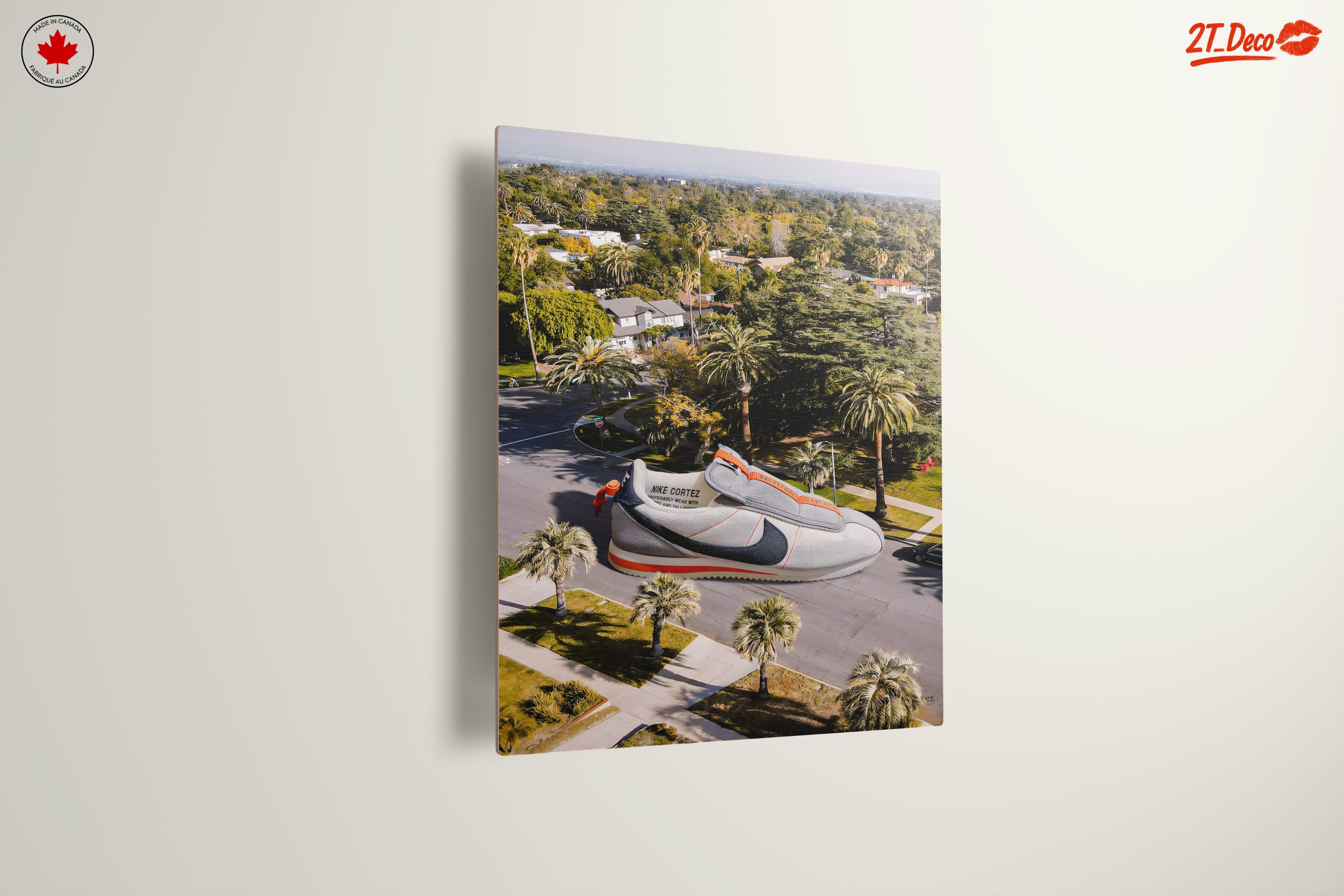 Nike Cortez Sneaker in Urban Landscape - Image 13