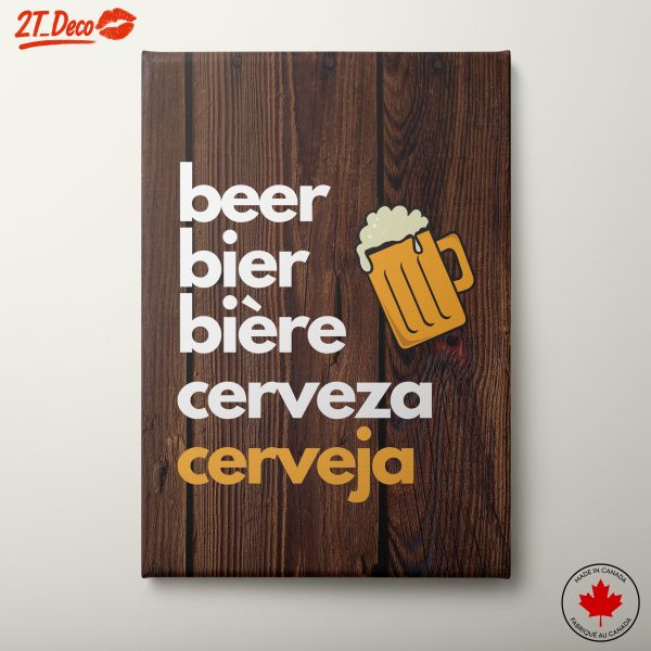 Beer Mug Art for Home Bar
