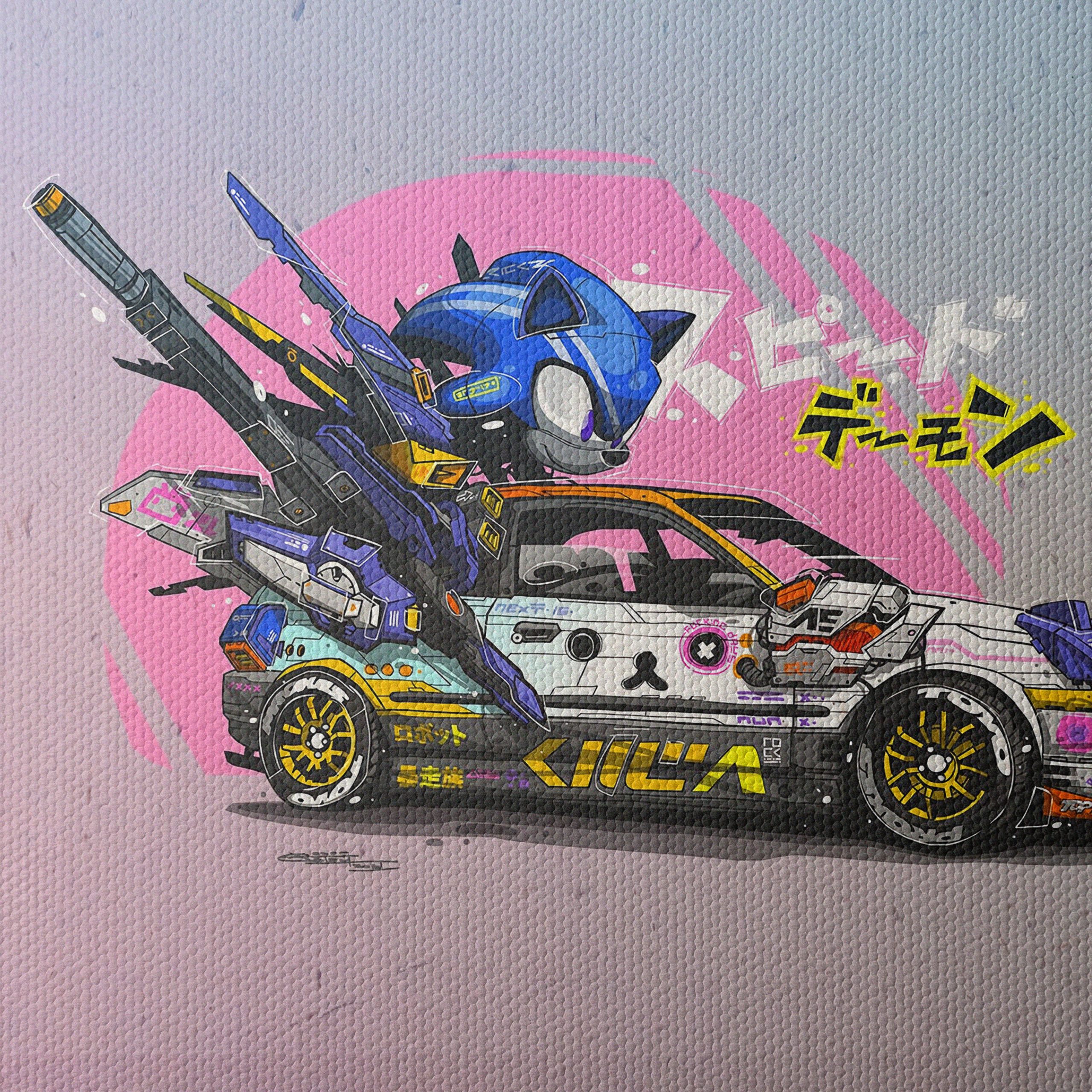 Anime Style Car Art - Image 4