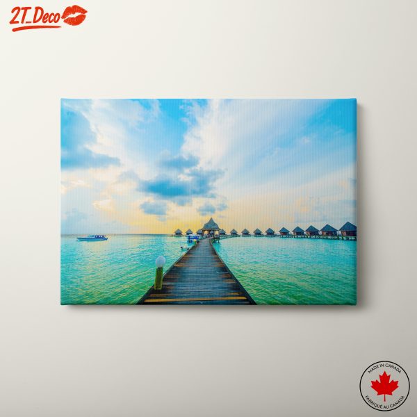 Scenic Beach Pier View
