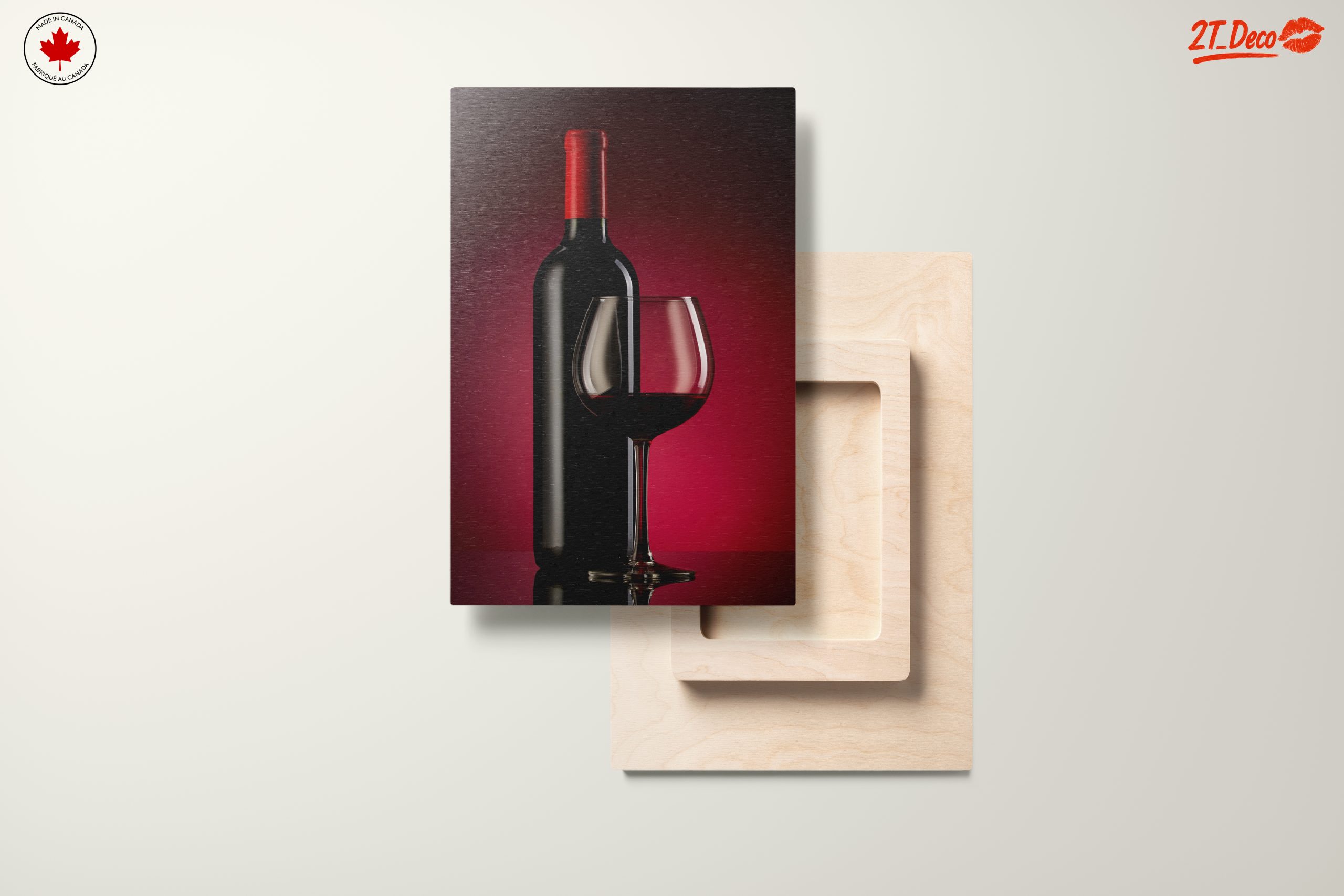 Elegant Wine and Glass Art - Image 11