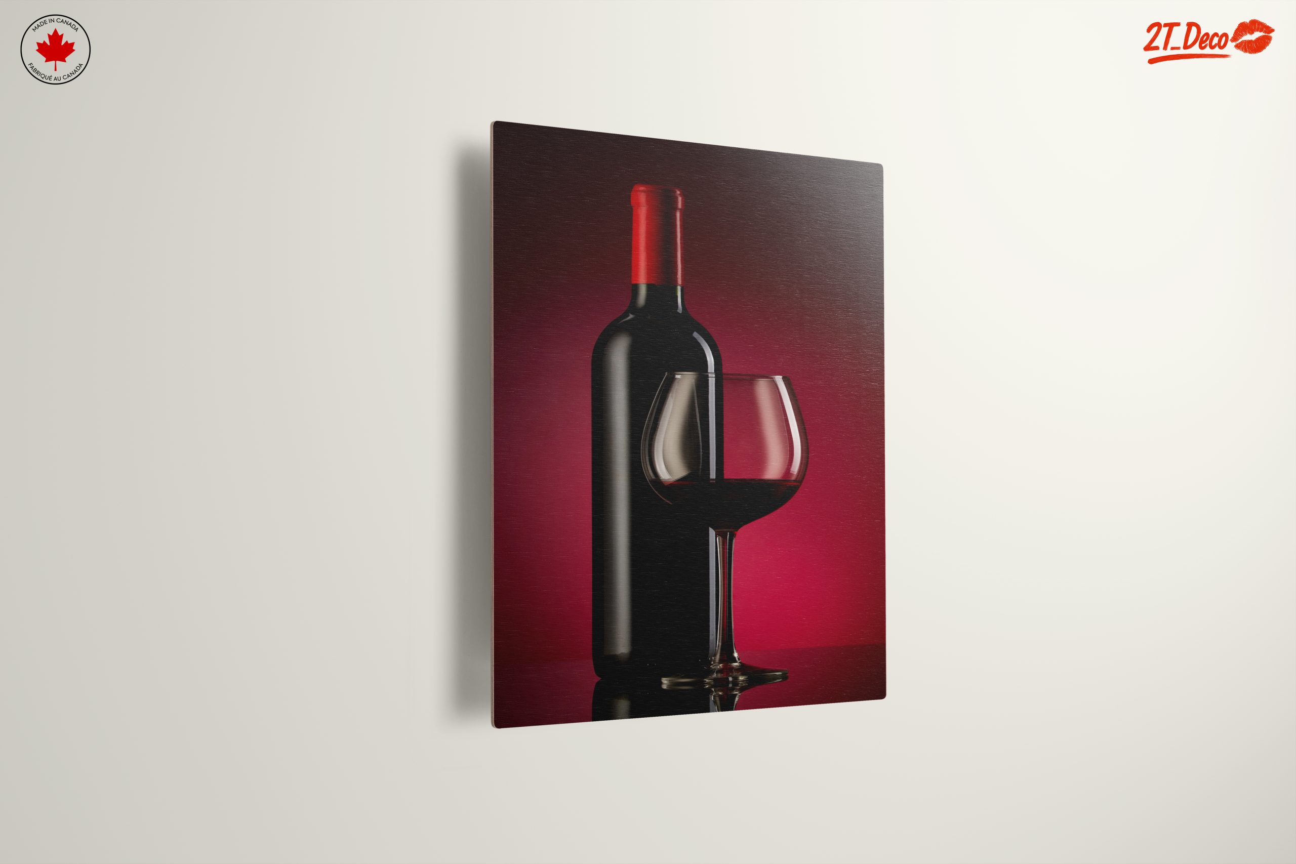 Elegant Wine and Glass Art - Image 13