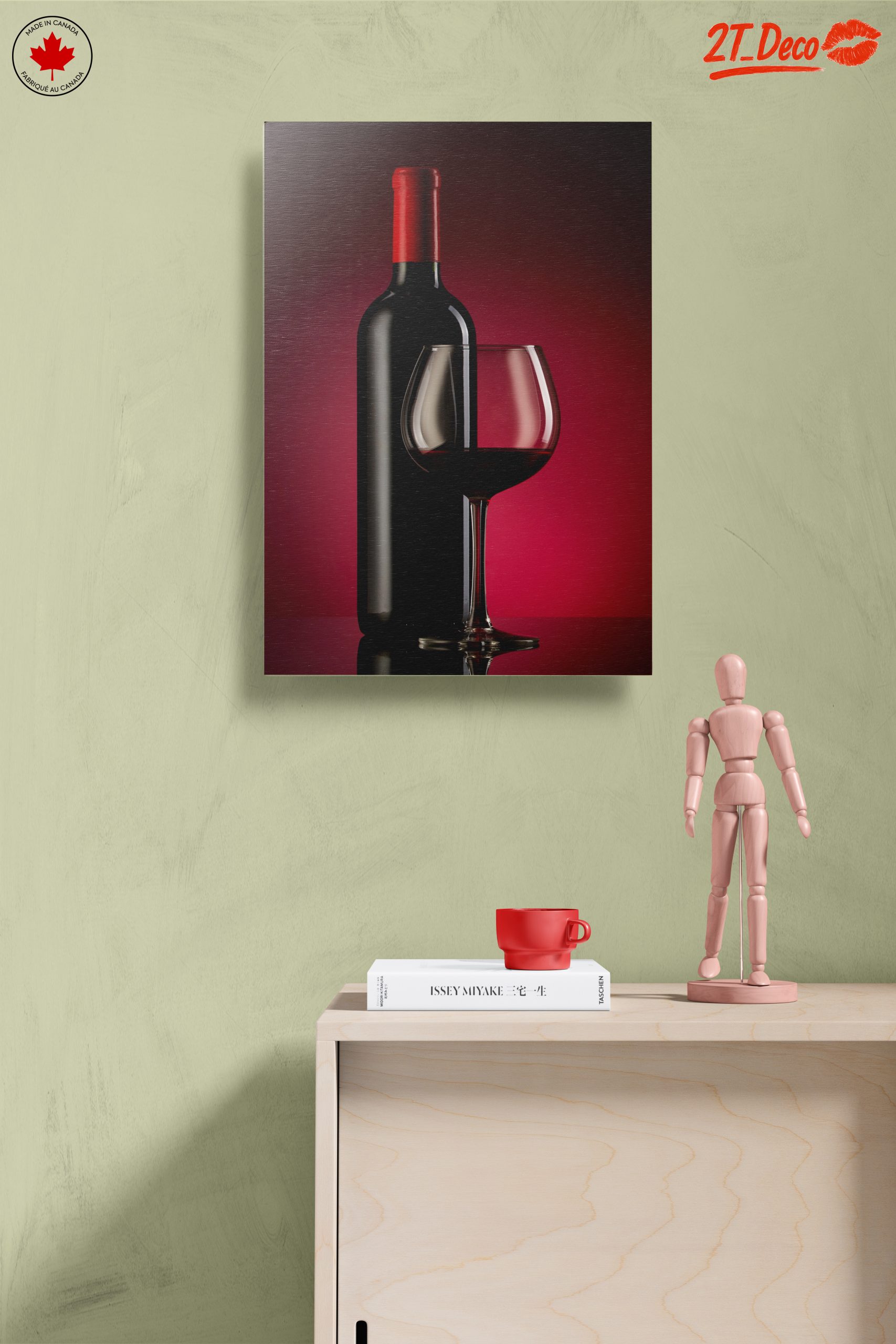 Elegant Wine and Glass Art - Image 14
