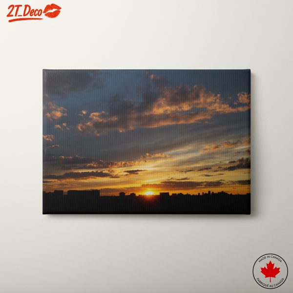 Stunning Sunset Over Urban Skyline
