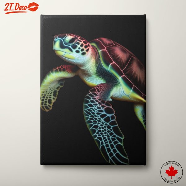Vivid Turtle Wall Art