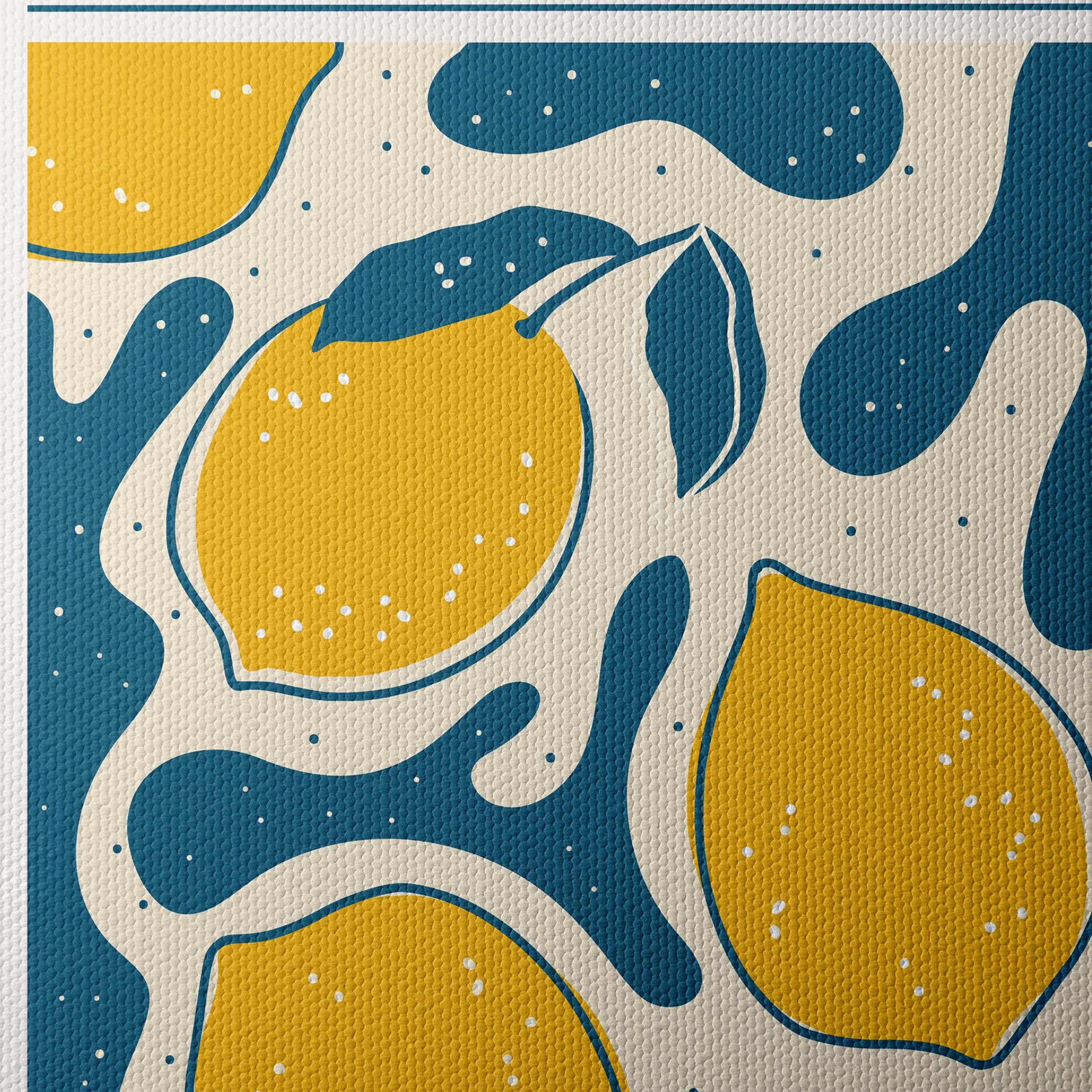 Abstract Lemon Art with Playful Colors - Image 4