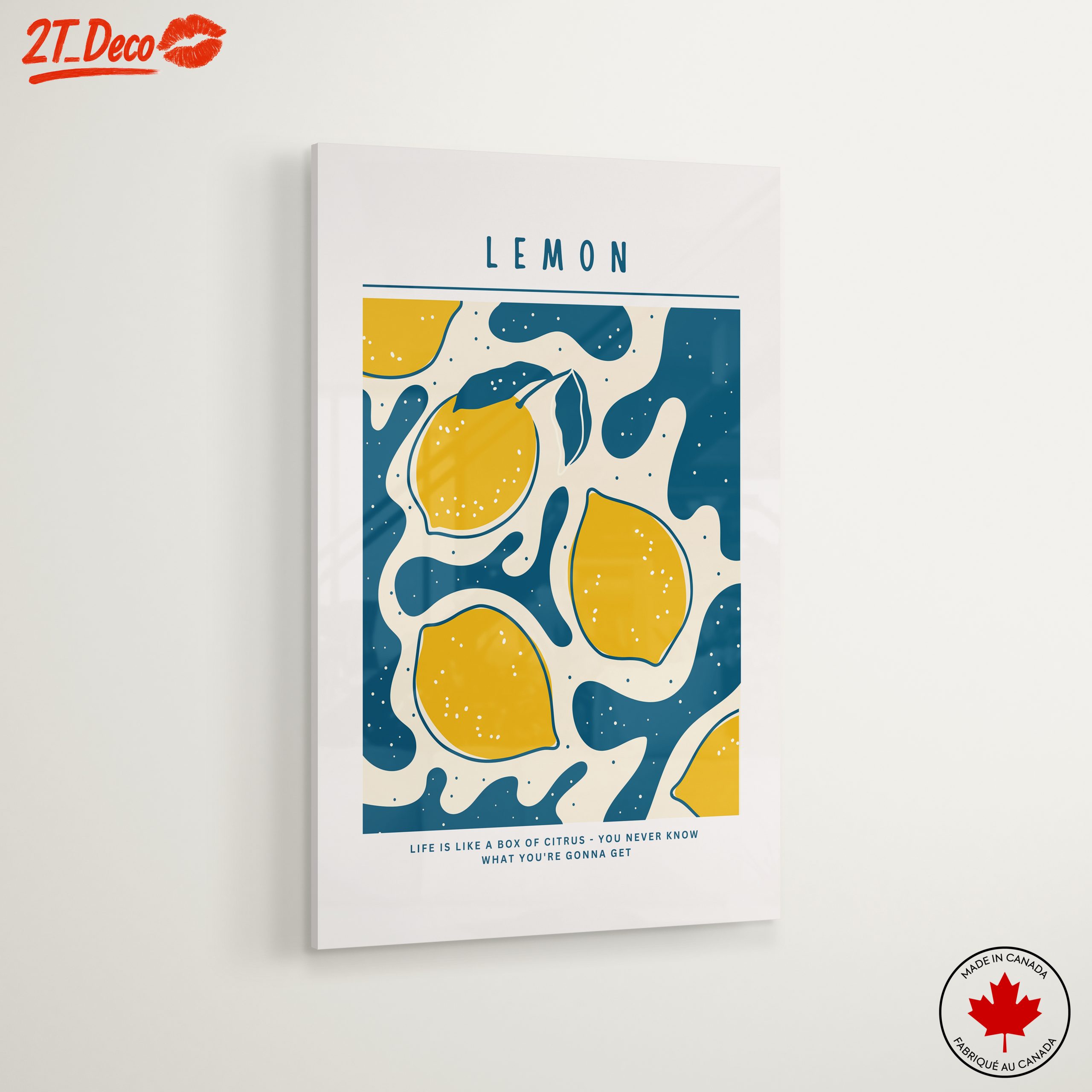 Abstract Lemon Art with Playful Colors - Image 6