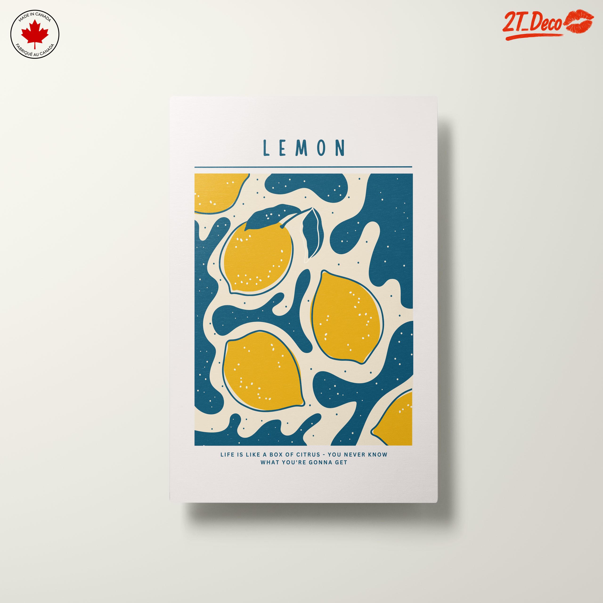 Abstract Lemon Art with Playful Colors - Image 10