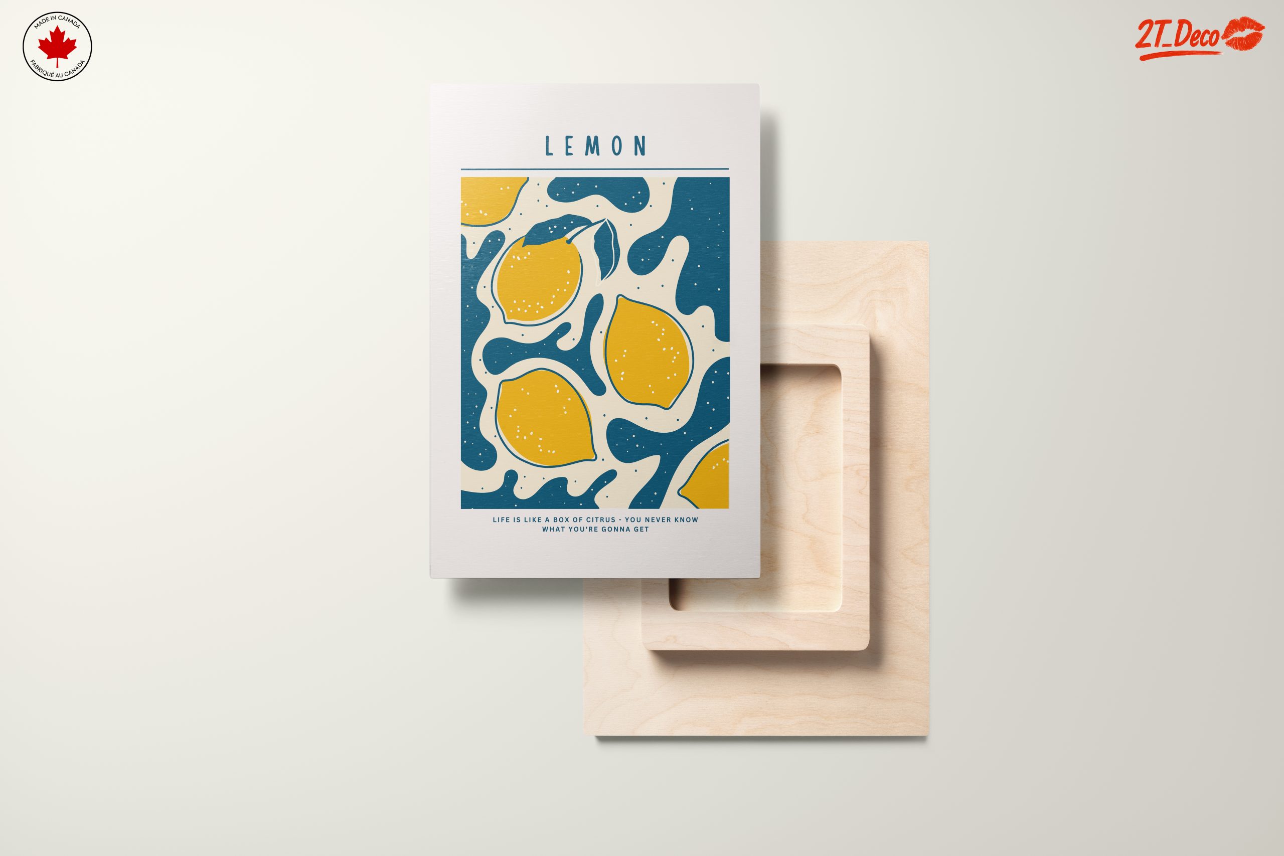 Abstract Lemon Art with Playful Colors - Image 11