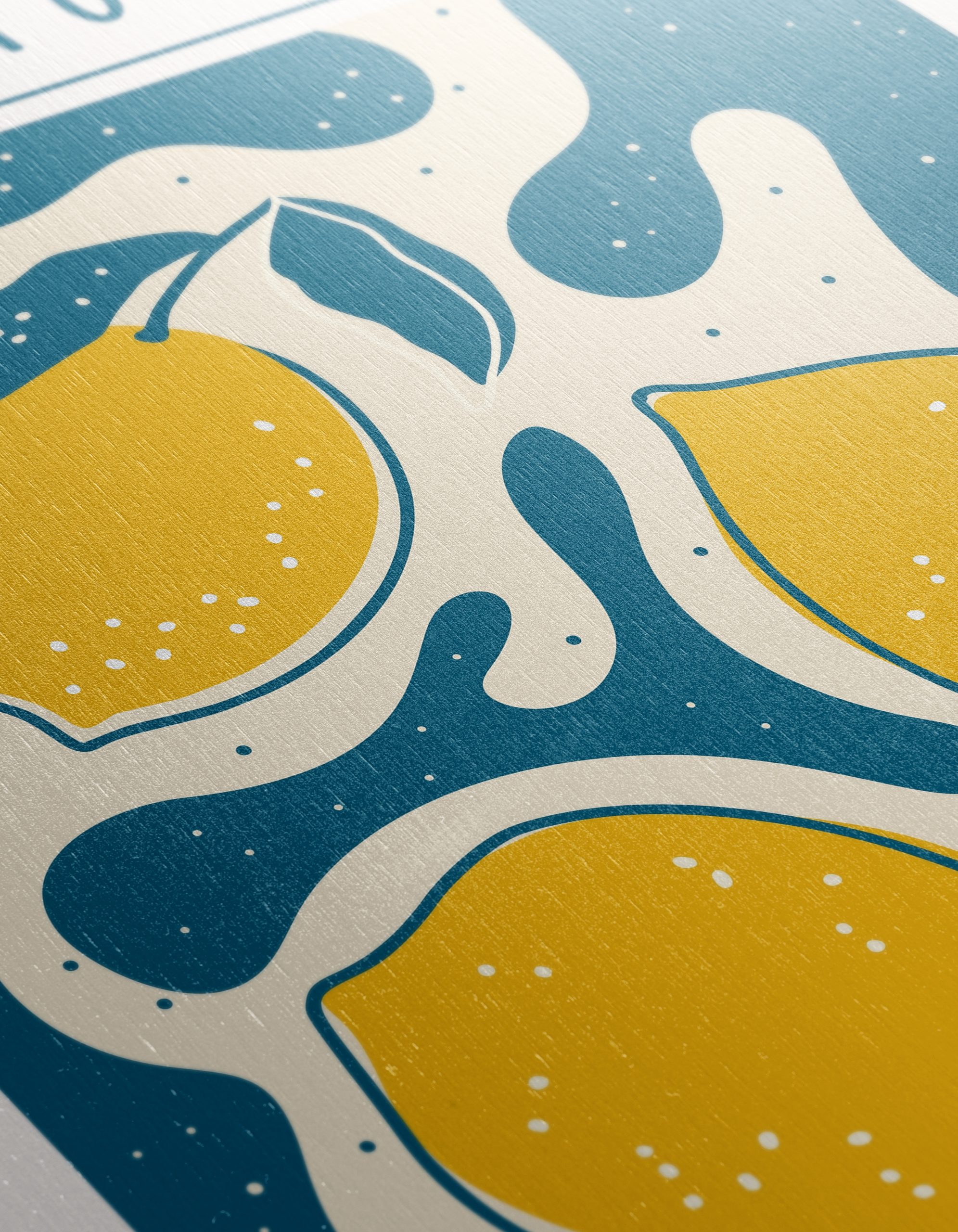 Abstract Lemon Art with Playful Colors - Image 12