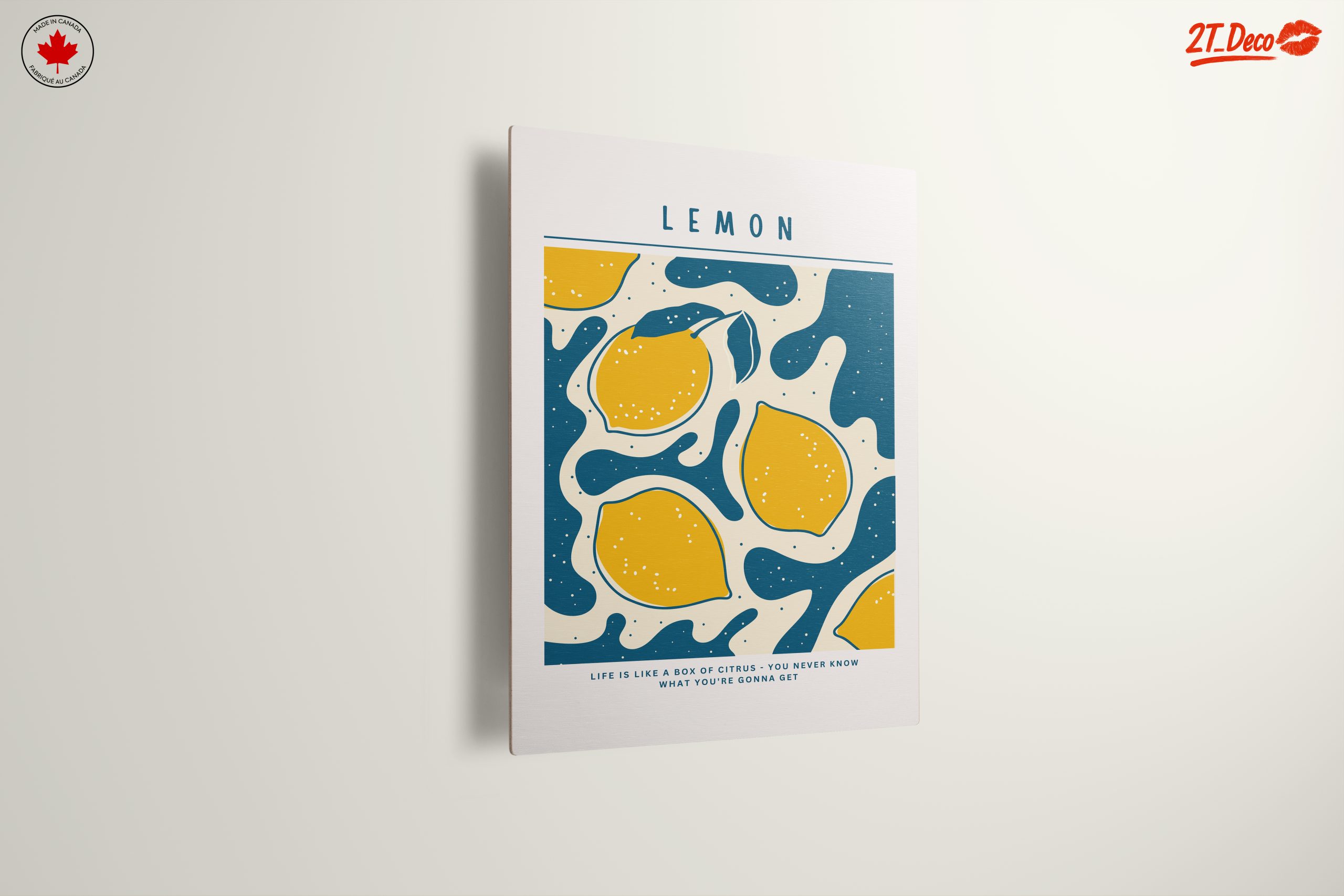 Abstract Lemon Art with Playful Colors - Image 13