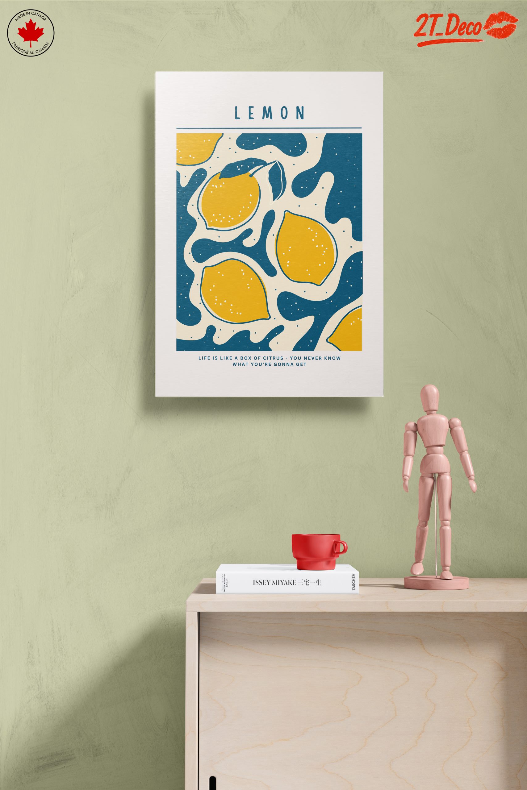Abstract Lemon Art with Playful Colors - Image 14