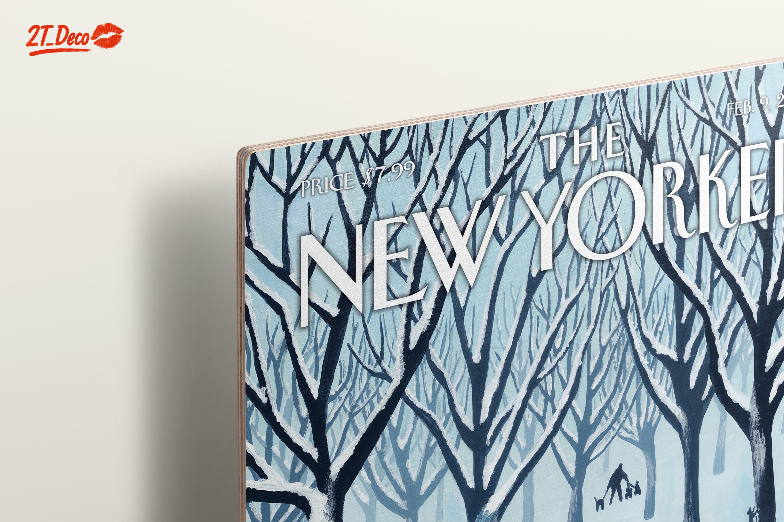 New Yorker Magazine Cover Featuring People Walking Dogs - Image 15