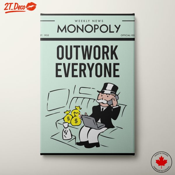 Monopoly Inspired Art for Game Lovers