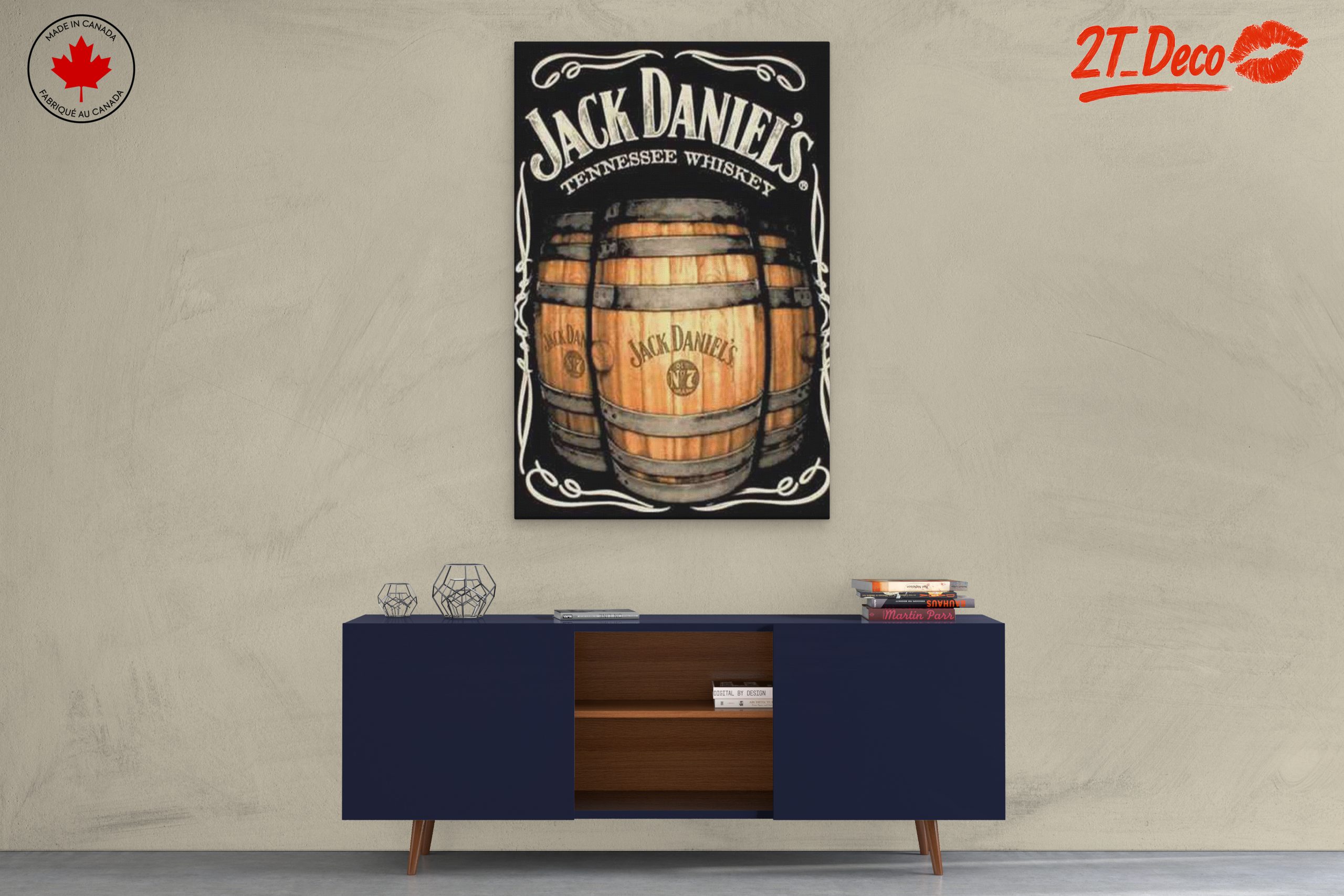 Jack Daniel's Whiskey Barrel Art 2 - Image 3