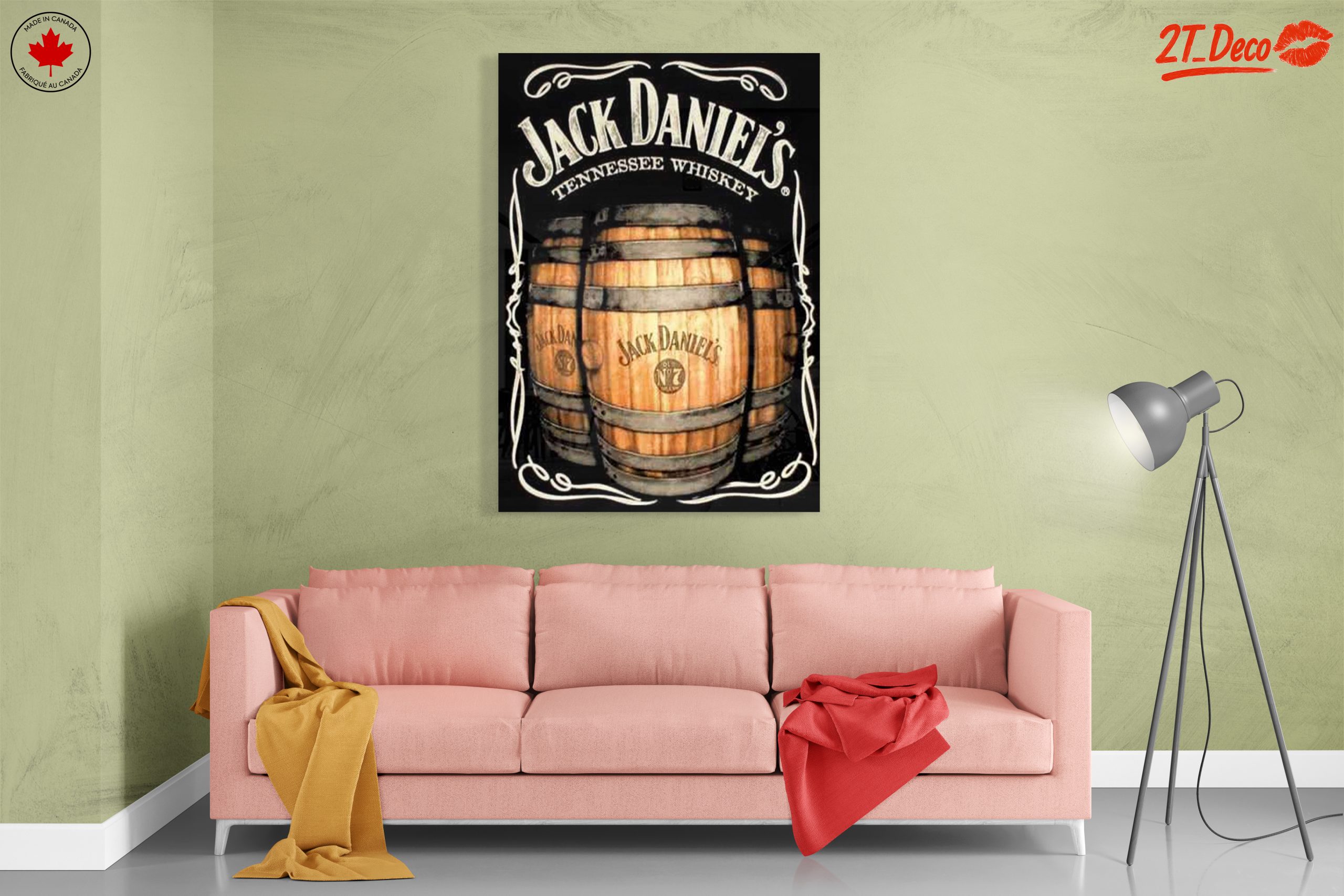 Jack Daniel's Whiskey Barrel Art 2 - Image 7