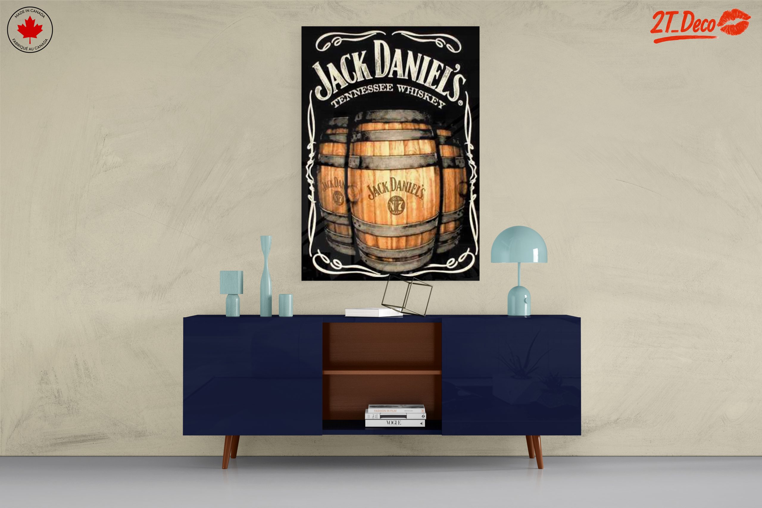 Jack Daniel's Whiskey Barrel Art 2 - Image 8