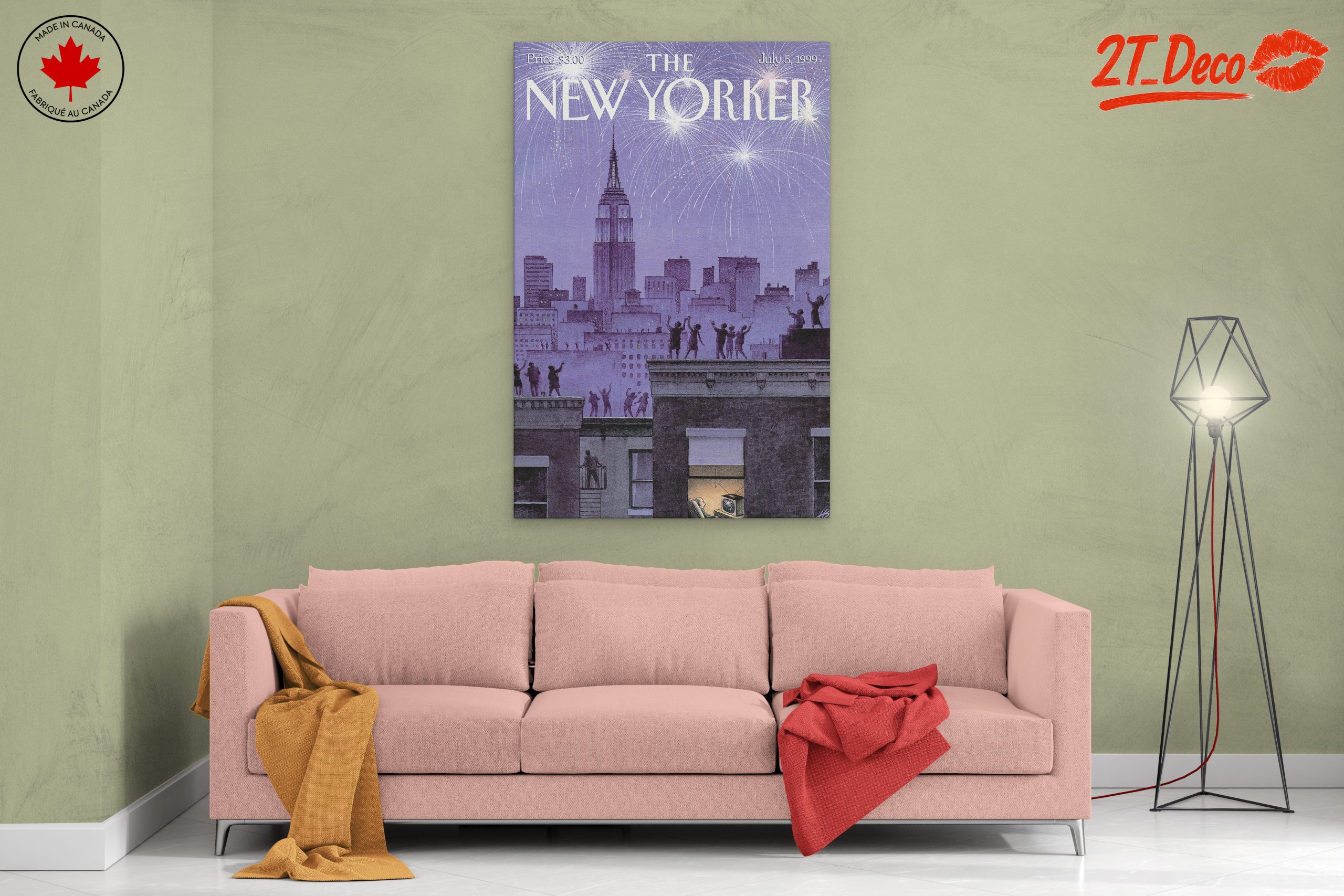 The New Yorker Magazine Cover with Fireworks - Image 2