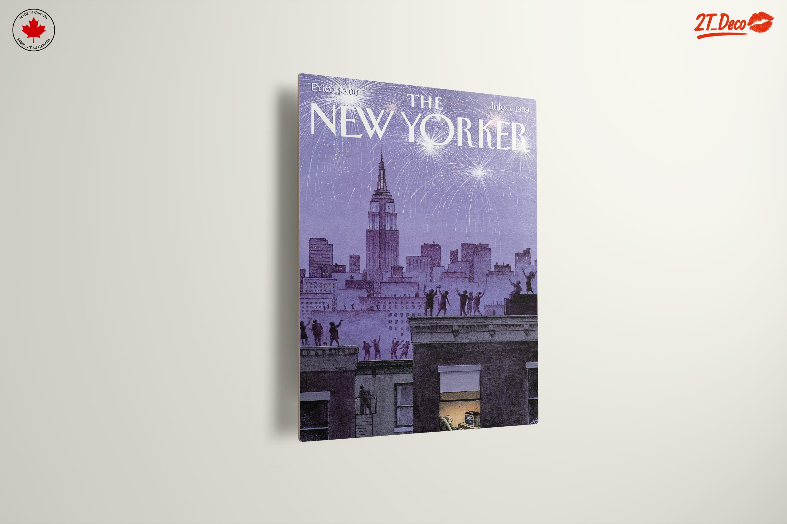 The New Yorker Magazine Cover with Fireworks - Image 13