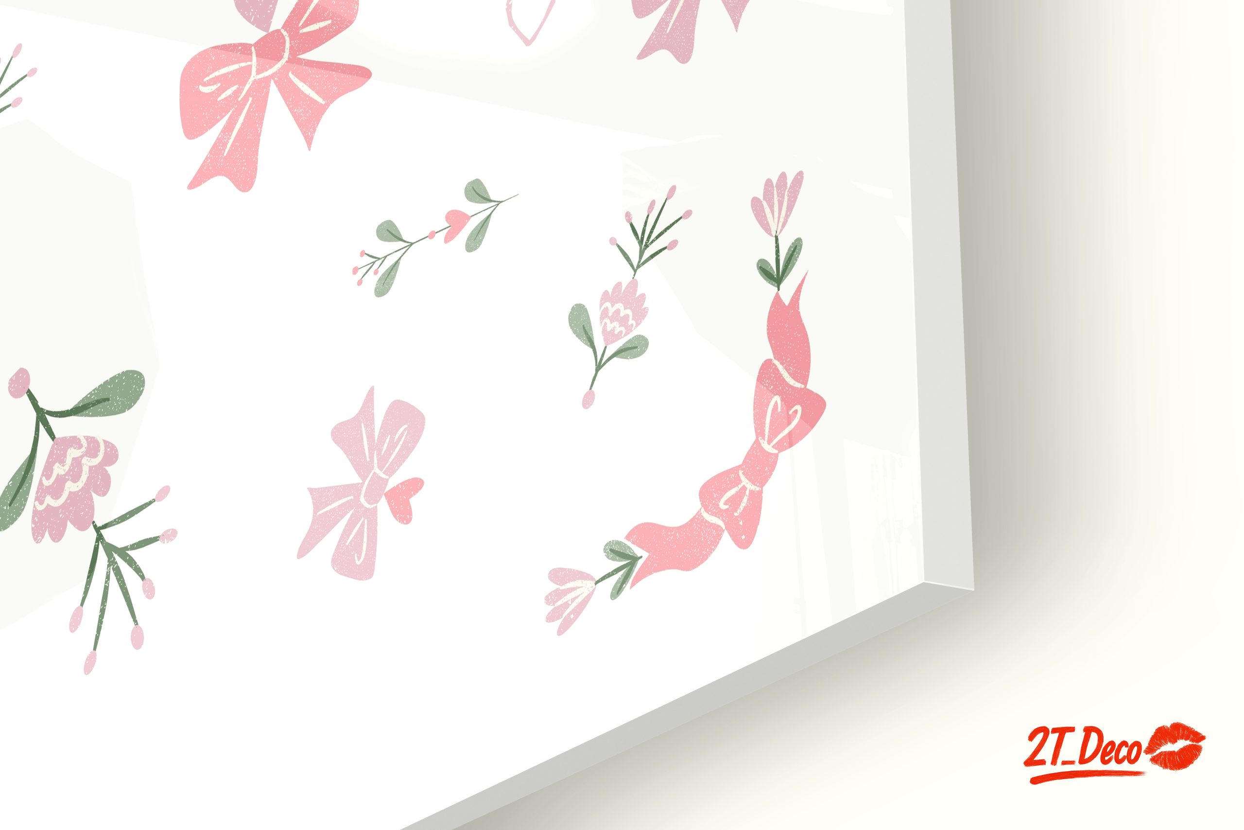 Charming Floral Wall Art with Inspirational Quote - Image 9
