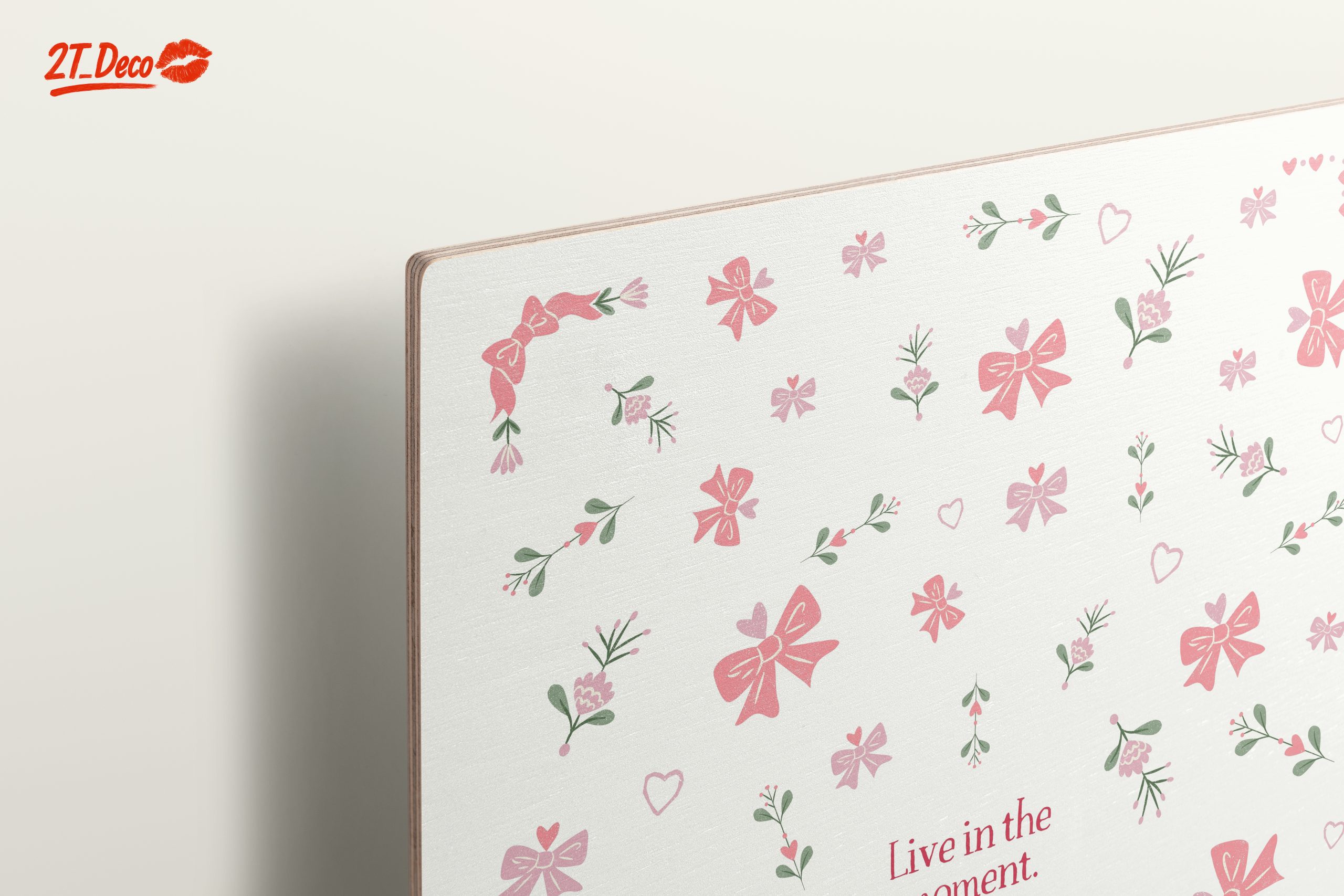 Charming Floral Wall Art with Inspirational Quote - Image 15