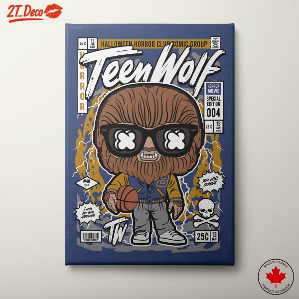 Teen Wolf Character Art Illustration