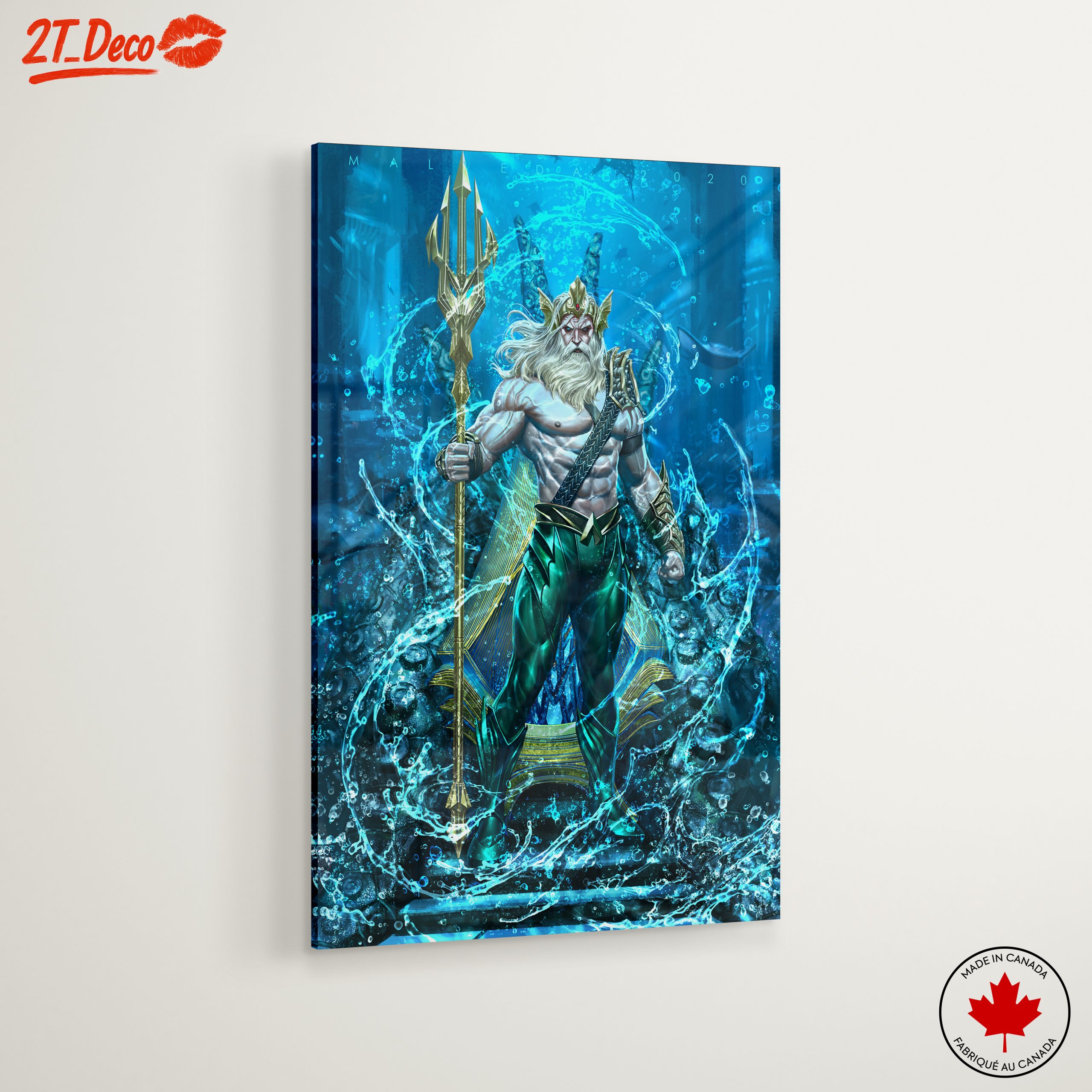 Aquaman Underwater Artwork Featuring Poseidon - Image 6