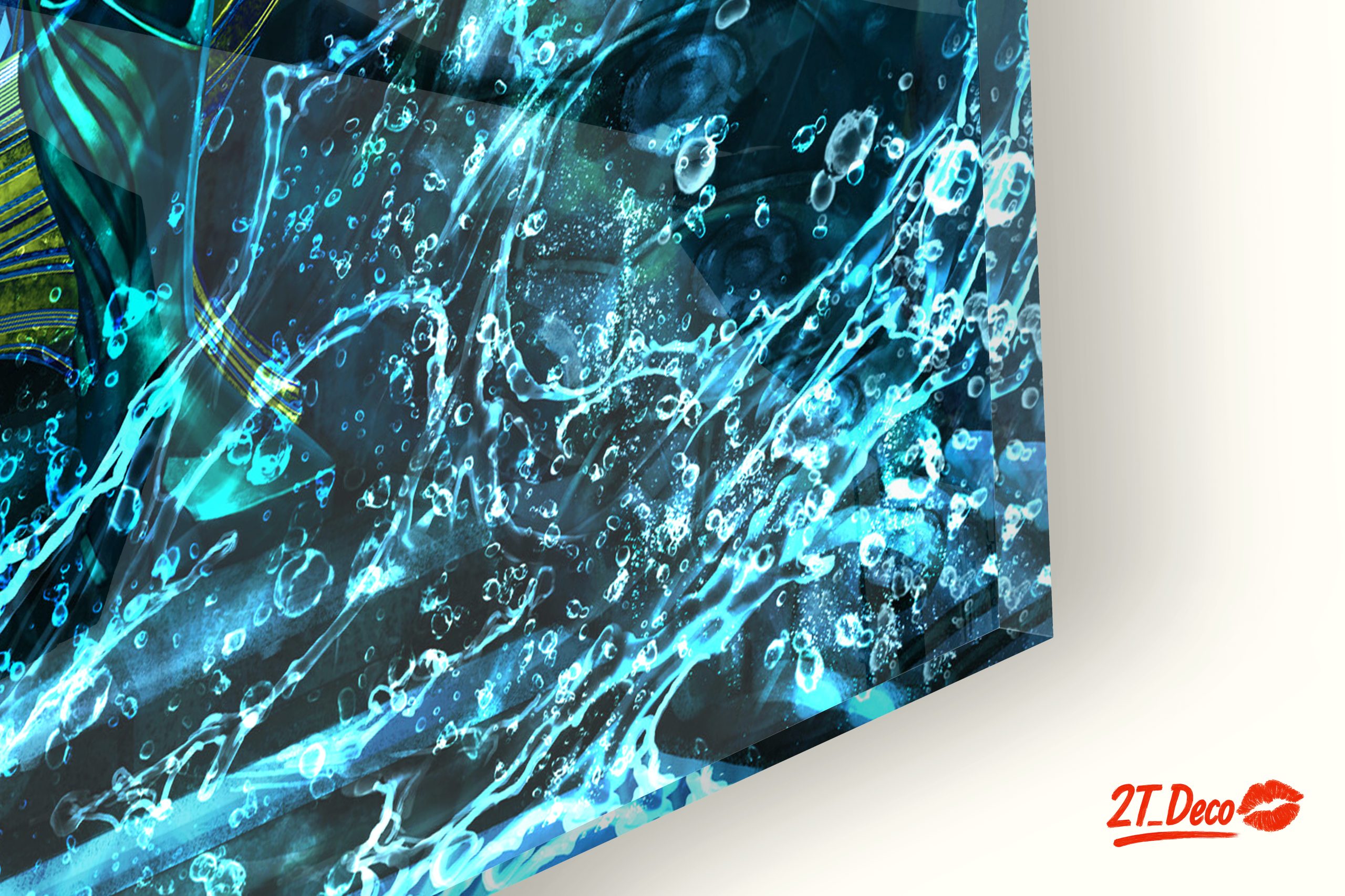 Aquaman Underwater Artwork Featuring Poseidon - Image 9