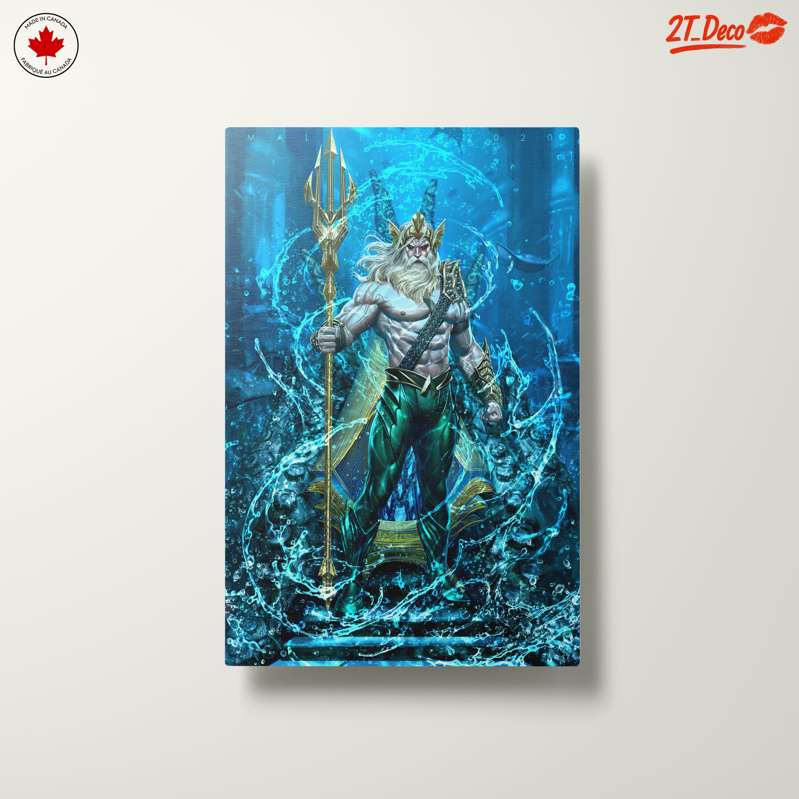 Aquaman Underwater Artwork Featuring Poseidon - Image 10