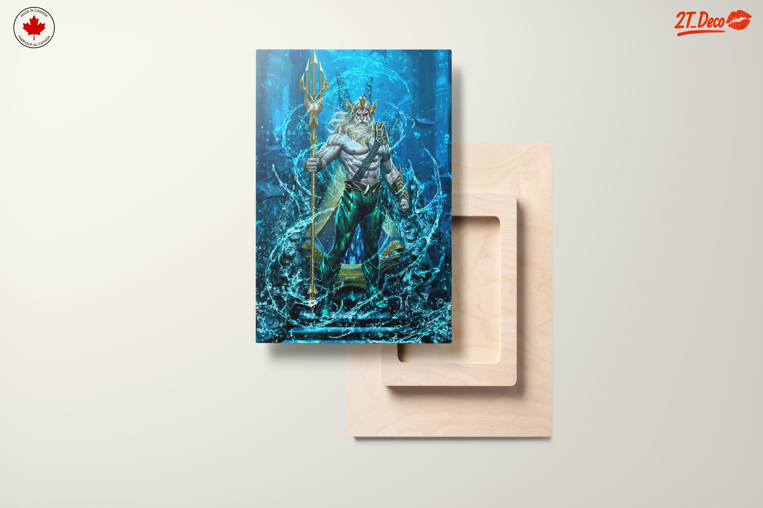 Aquaman Underwater Artwork Featuring Poseidon - Image 11