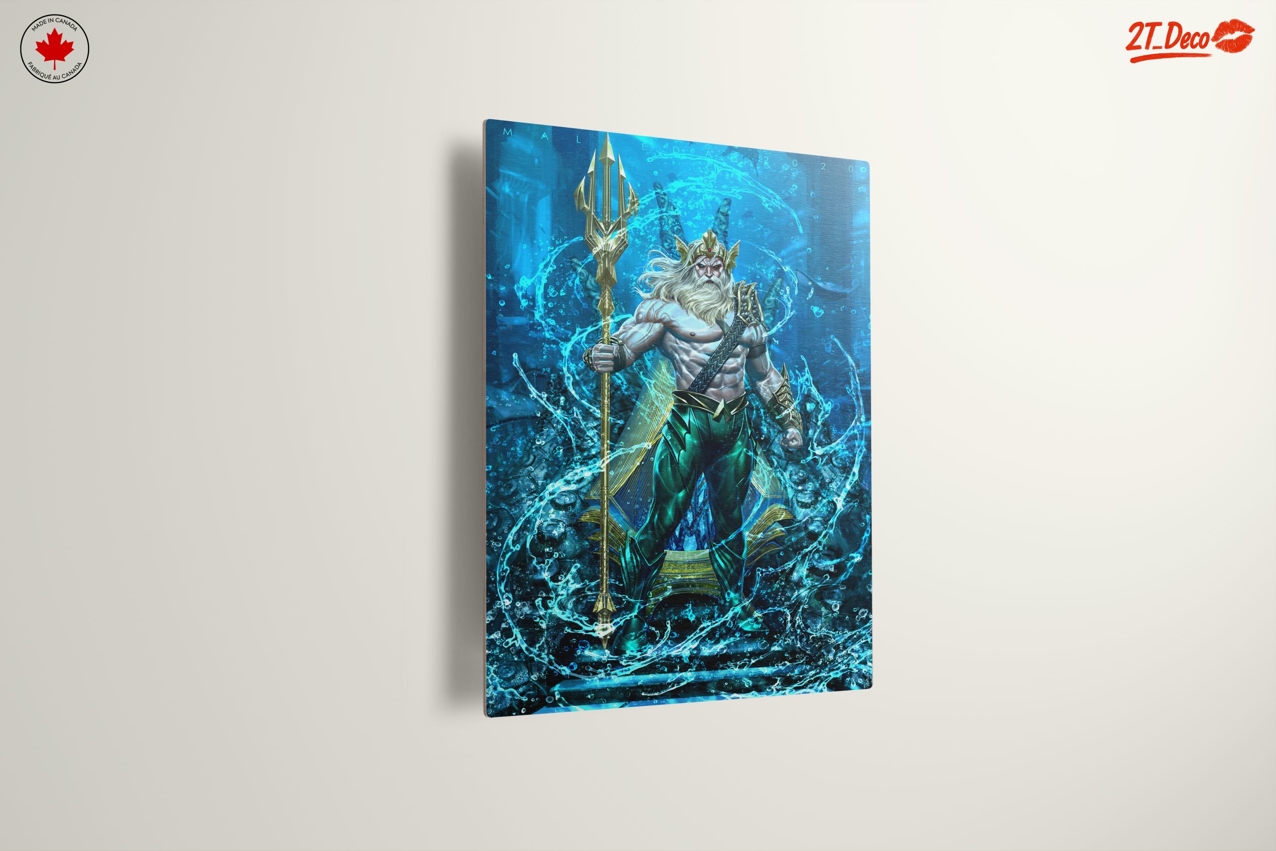 Aquaman Underwater Artwork Featuring Poseidon - Image 13