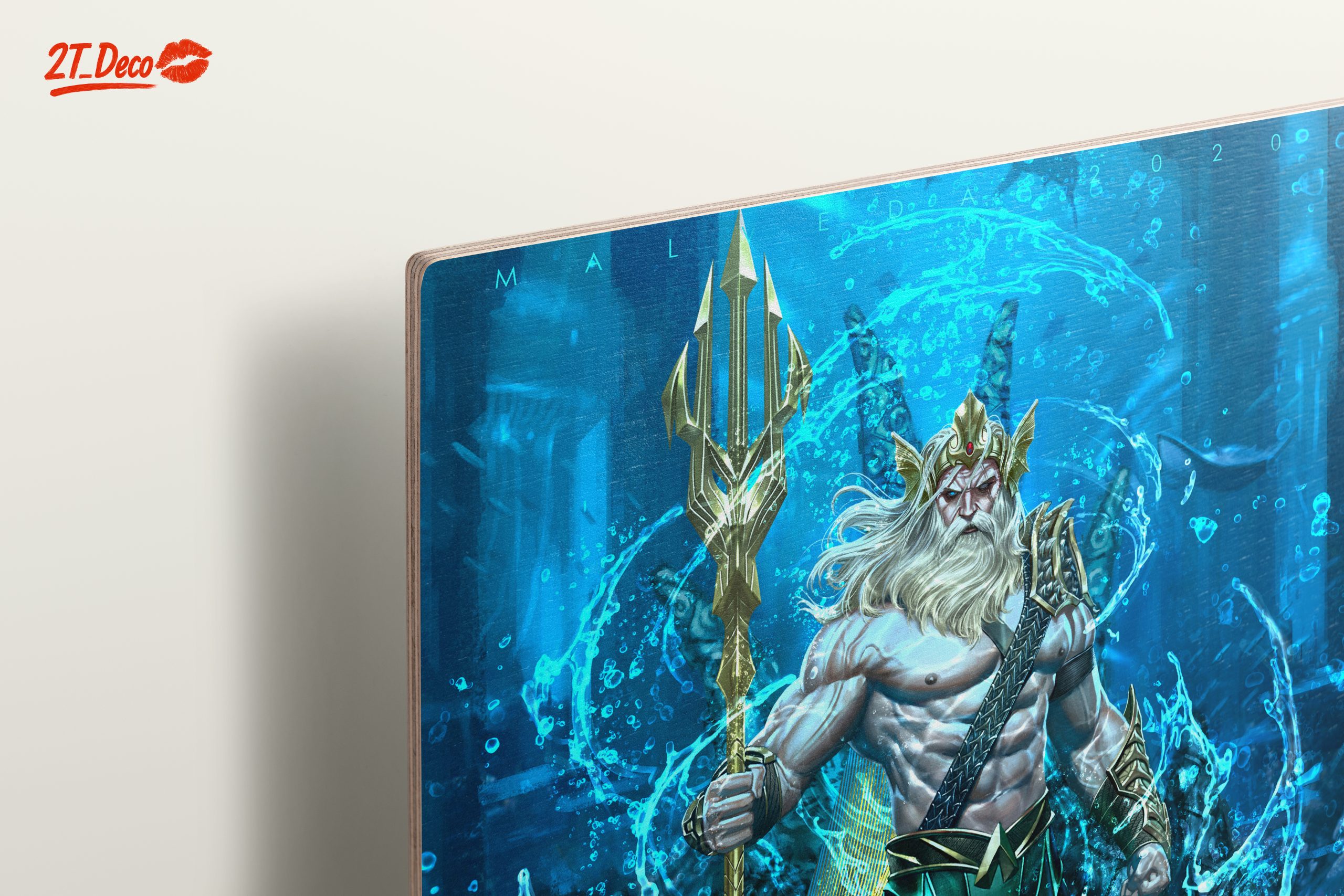 Aquaman Underwater Artwork Featuring Poseidon - Image 15