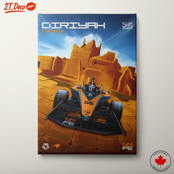 Diriayah E-Prix Racing Car Artwork