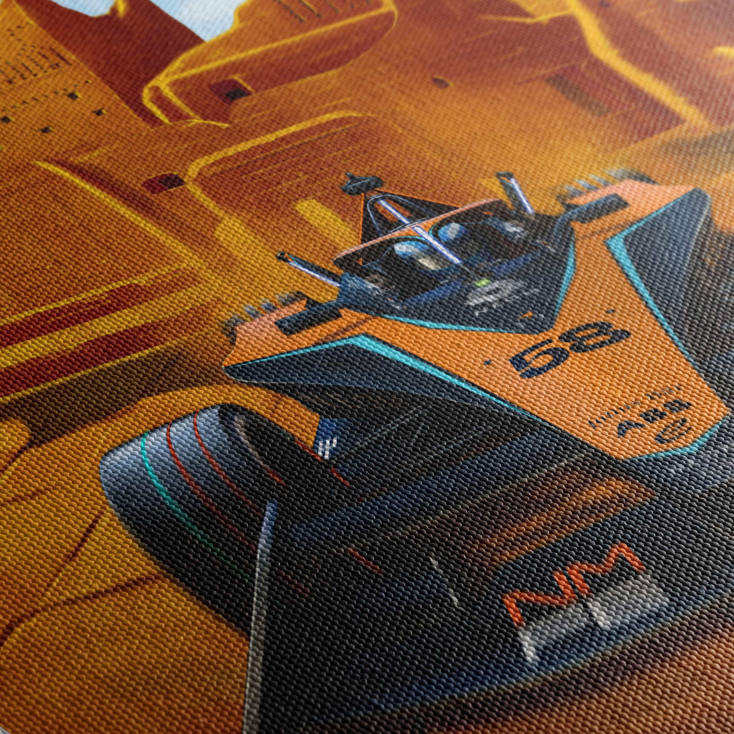 Diriayah E-Prix Racing Car Artwork - Image 5