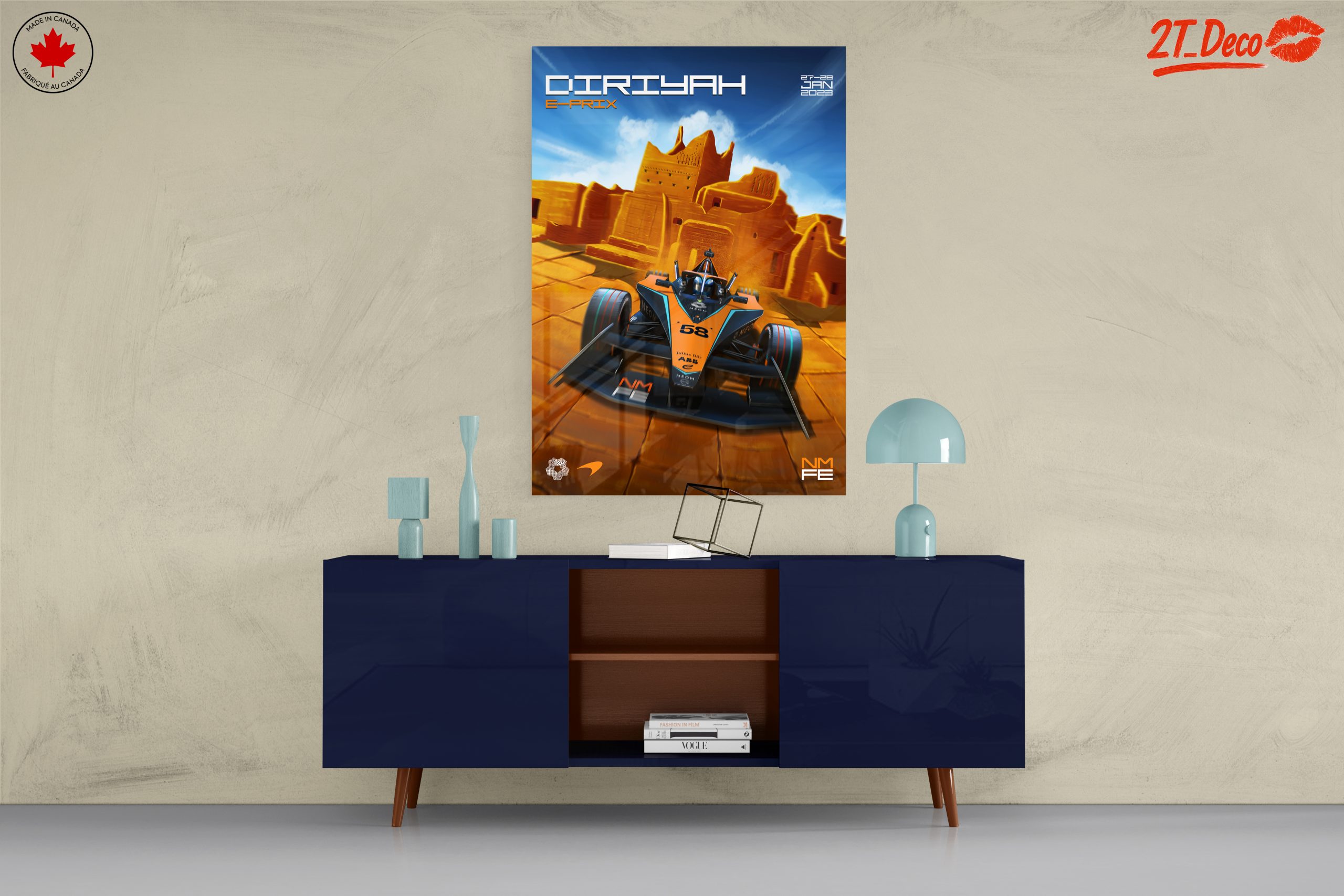 Diriayah E-Prix Racing Car Artwork - Image 8