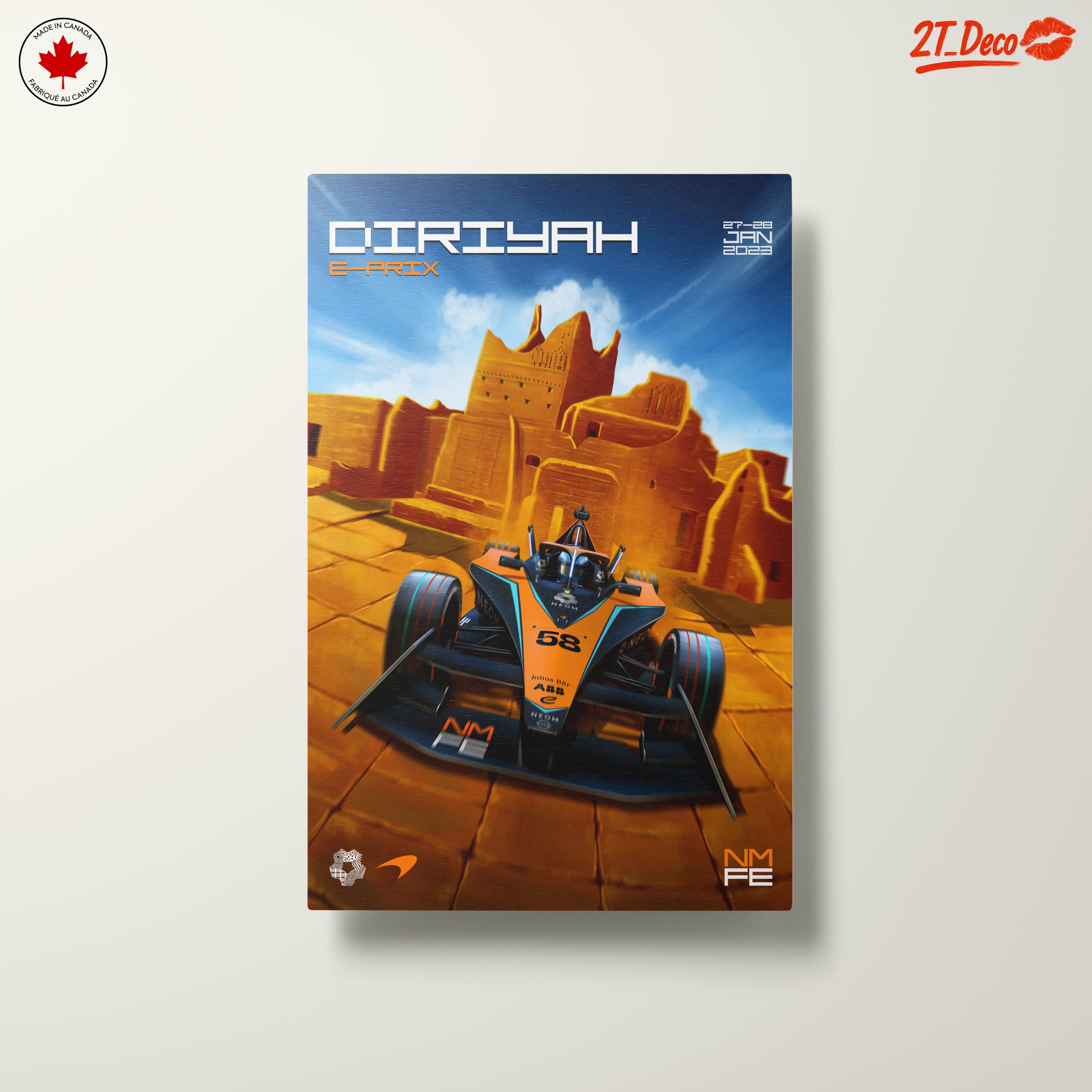 Diriayah E-Prix Racing Car Artwork - Image 10