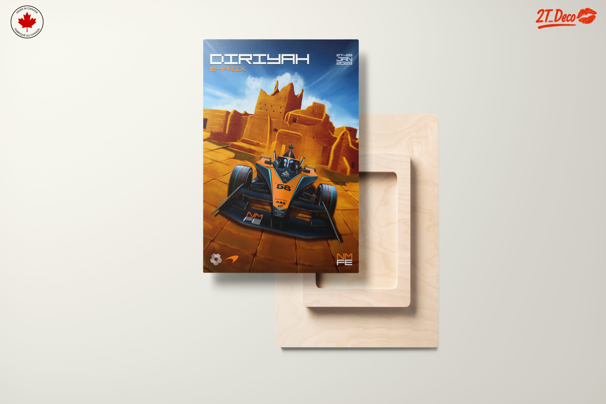 Diriayah E-Prix Racing Car Artwork - Image 11