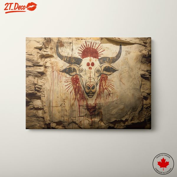 Ancient Egyptian Bull Head Wall Art