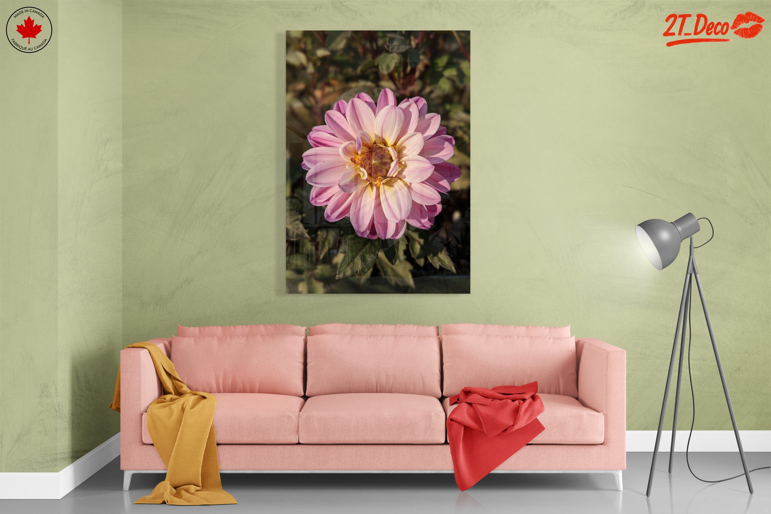 Stunning Pink Flower Artwork - Image 7