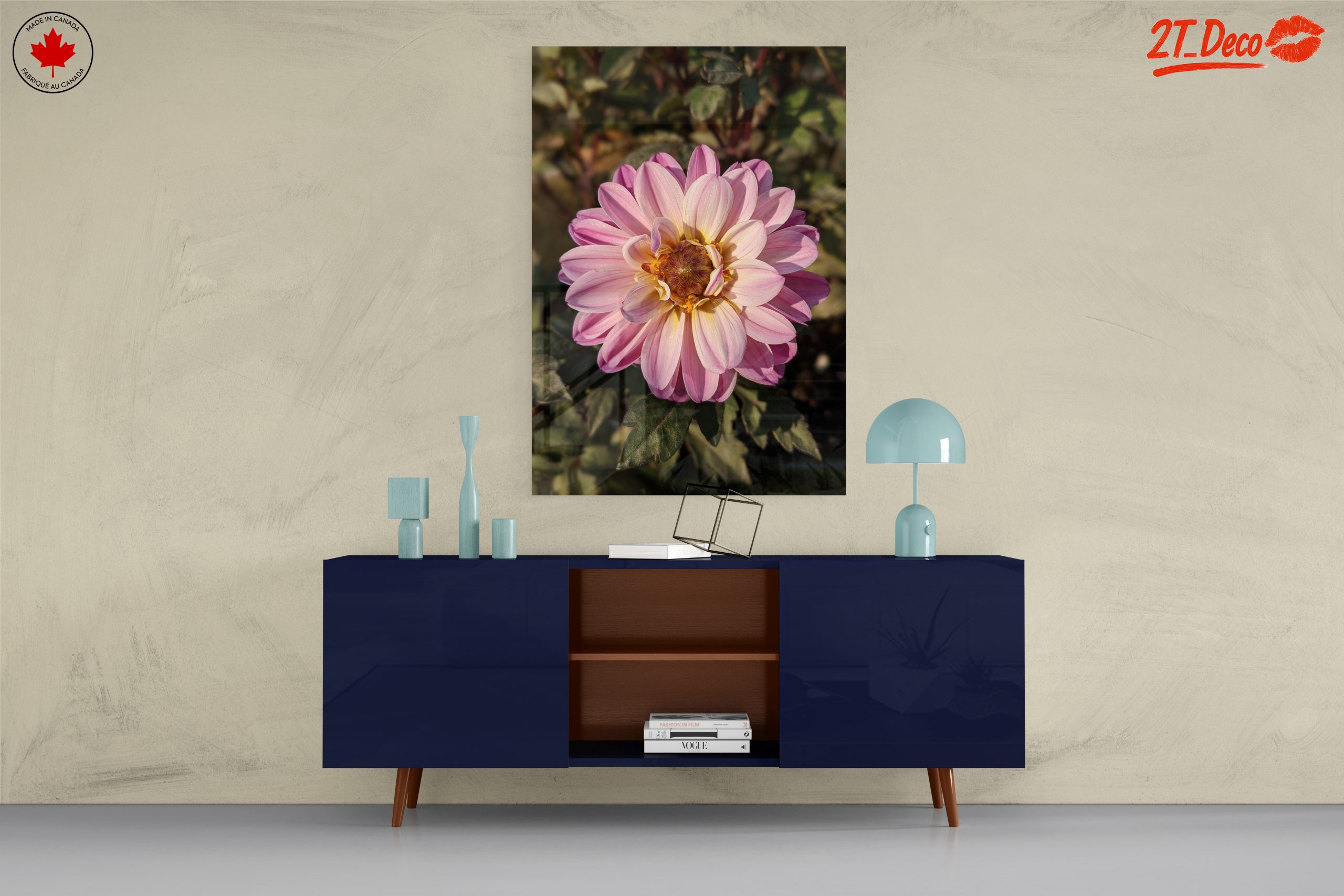 Stunning Pink Flower Artwork - Image 8
